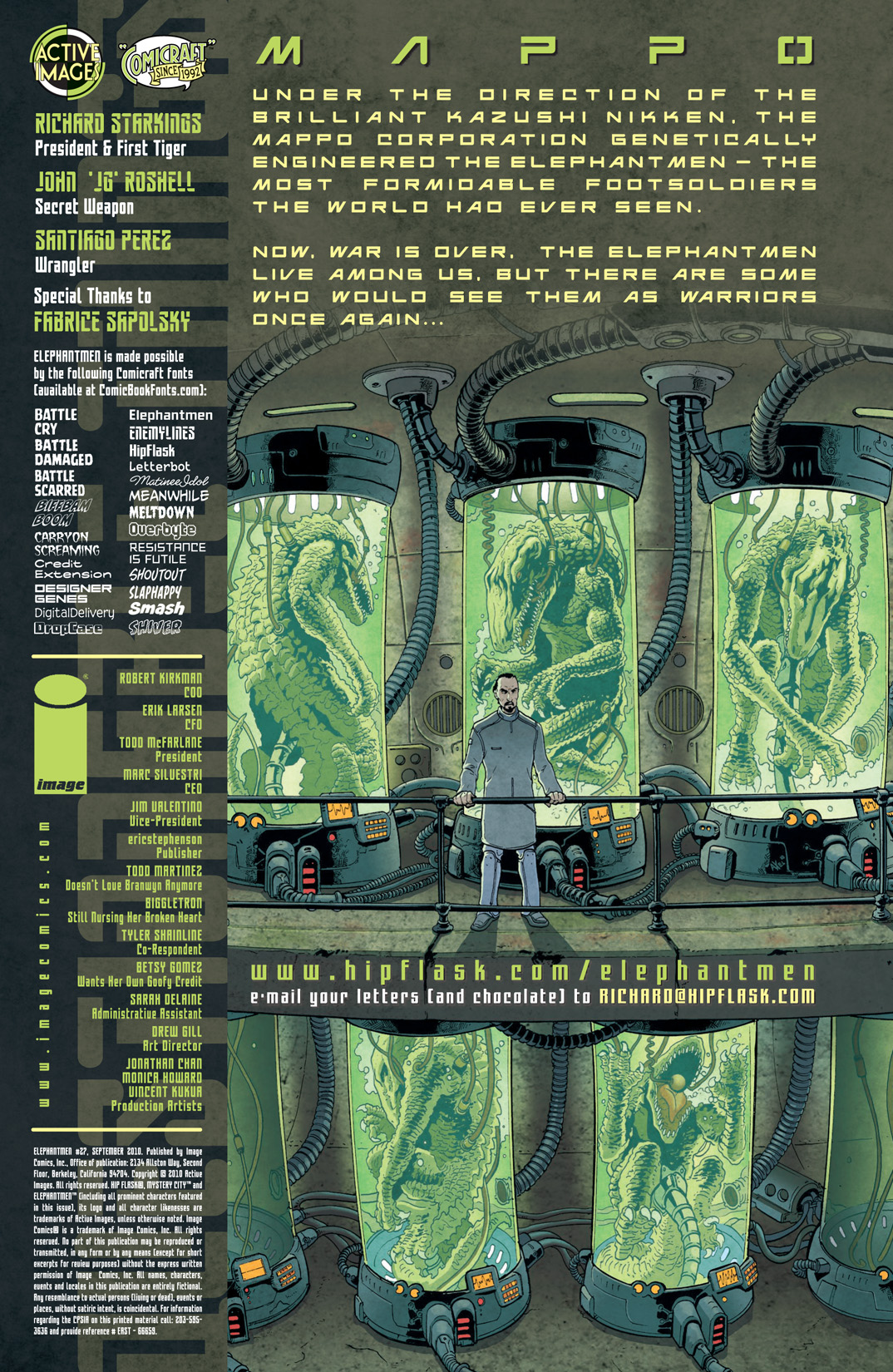 Read online Elephantmen comic -  Issue #27 - 2