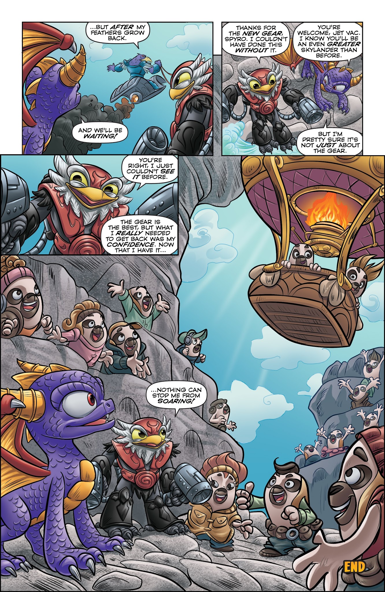 Read online Skylanders Quarterly-Spyro & Friends: Full Blast comic -  Issue # Full - 34