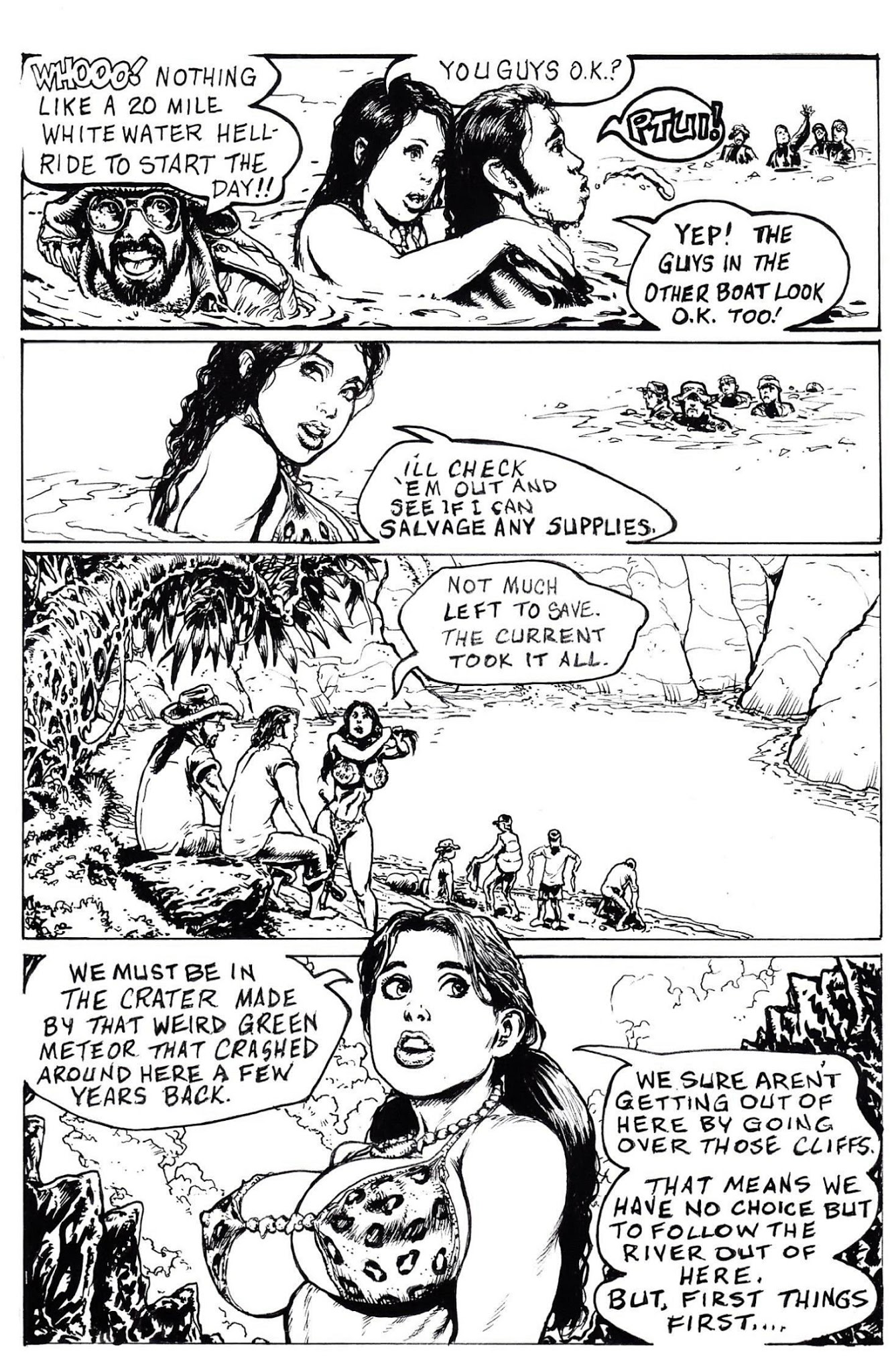 Read online Cavewoman: Mutation comic -  Issue #1 - 8