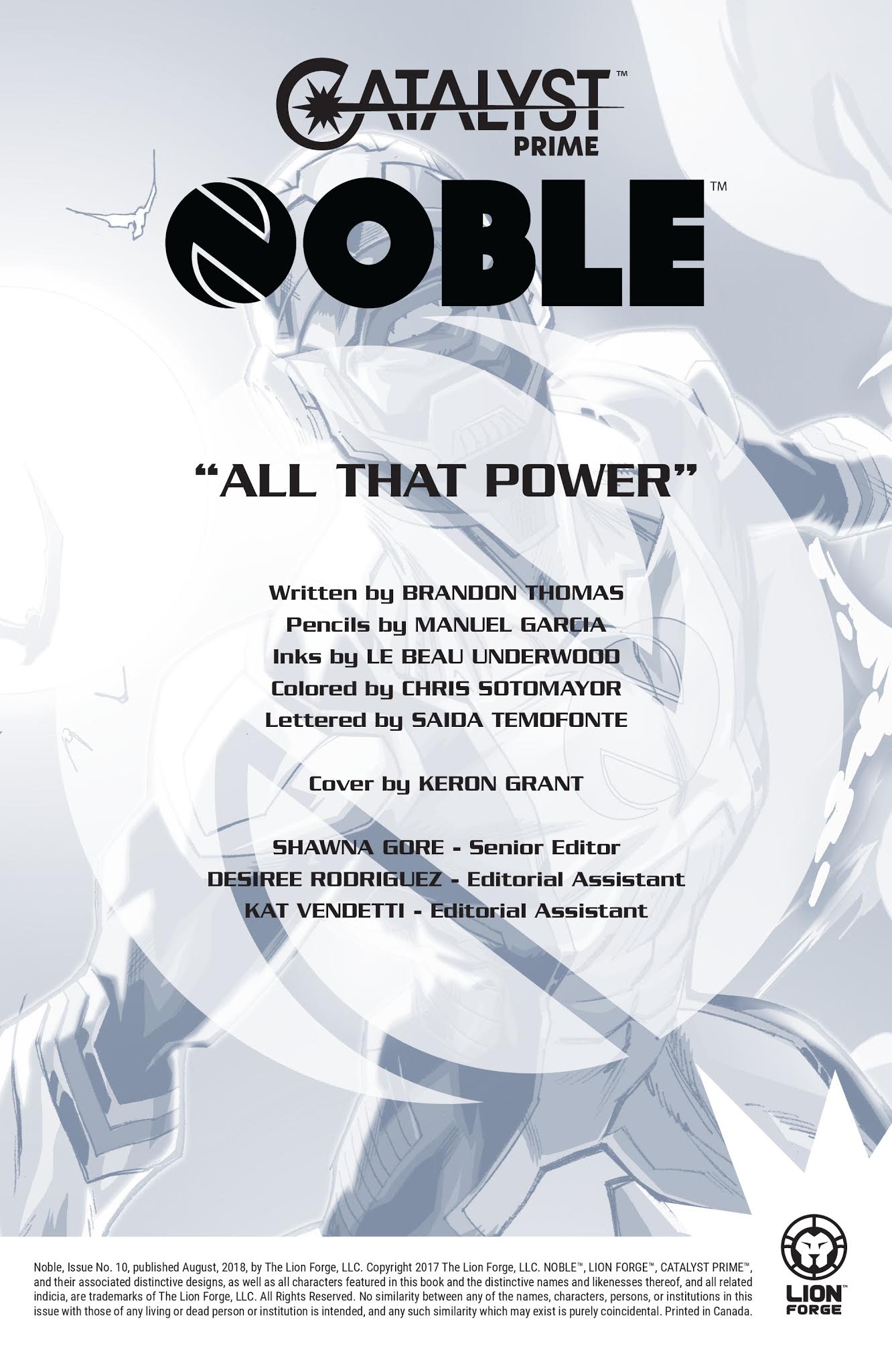 Read online Noble comic -  Issue #10 - 2