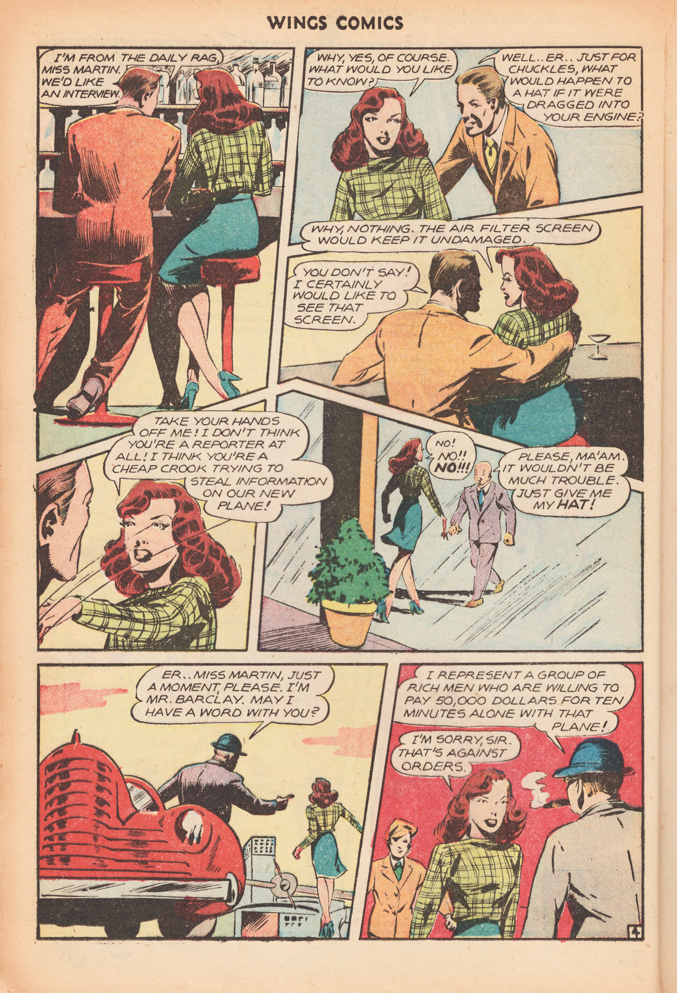 Read online Wings Comics comic -  Issue #73 - 16