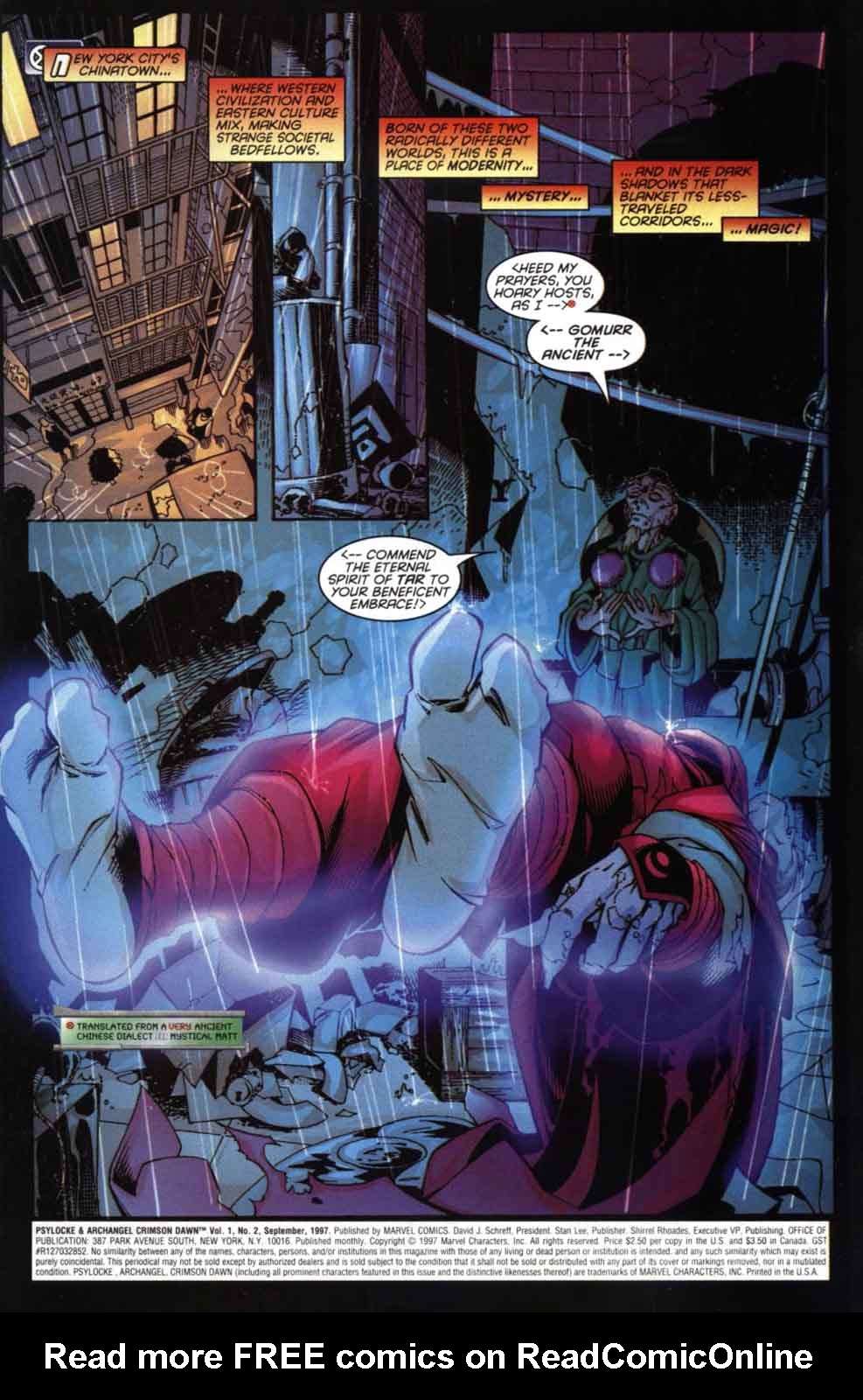Read online Psylocke & Archangel Crimson Dawn comic -  Issue #2 - 3