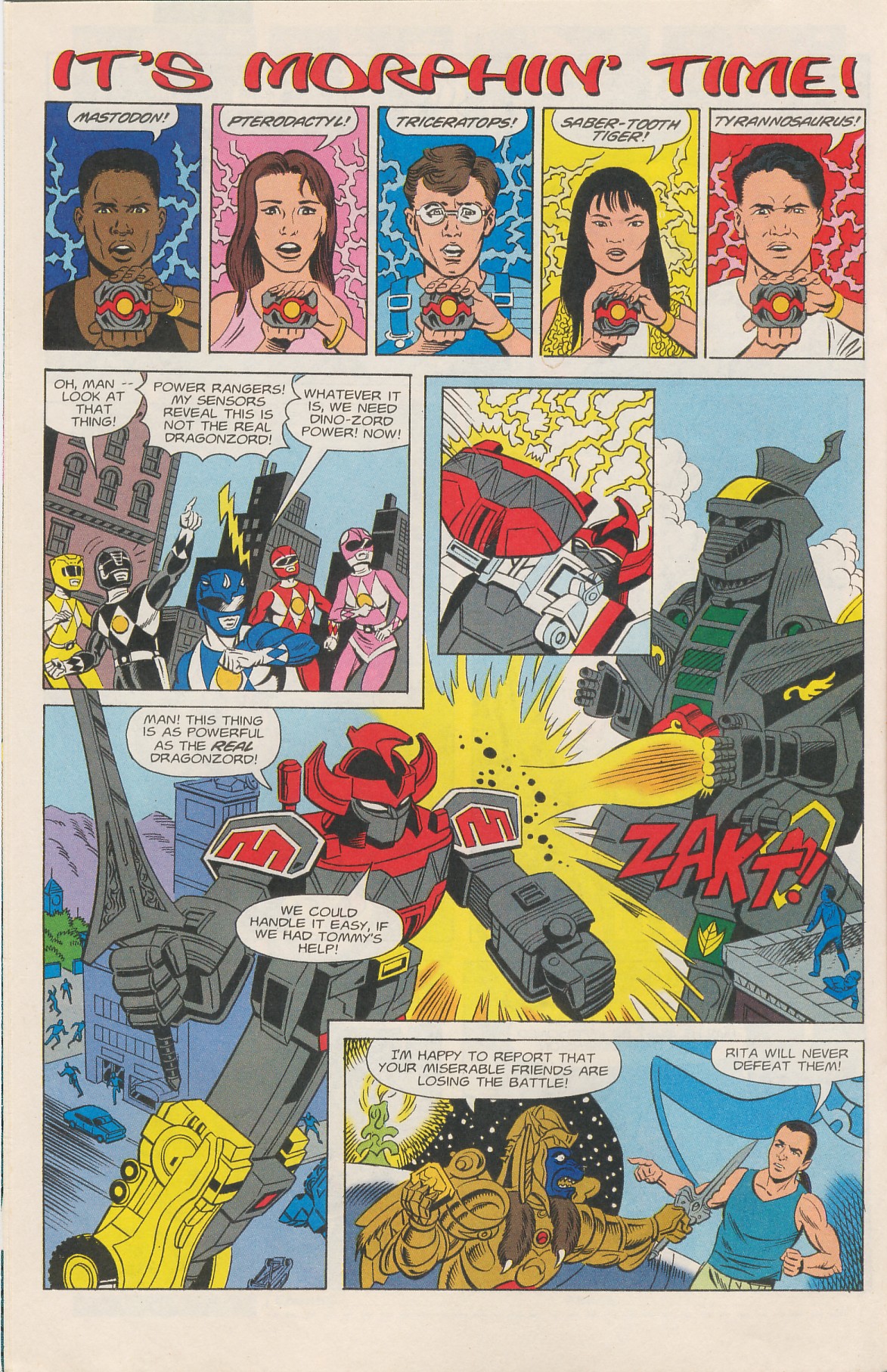 Read online Mighty Morphin Power Rangers Saga comic -  Issue #2 - 16