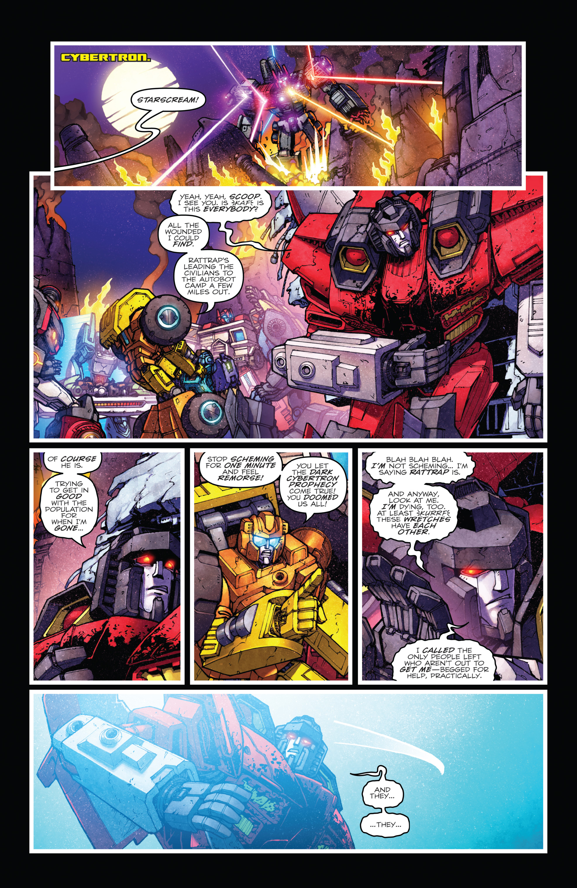 Read online The Transformers: Dark Cybertron Finale comic -  Issue # Full - 54