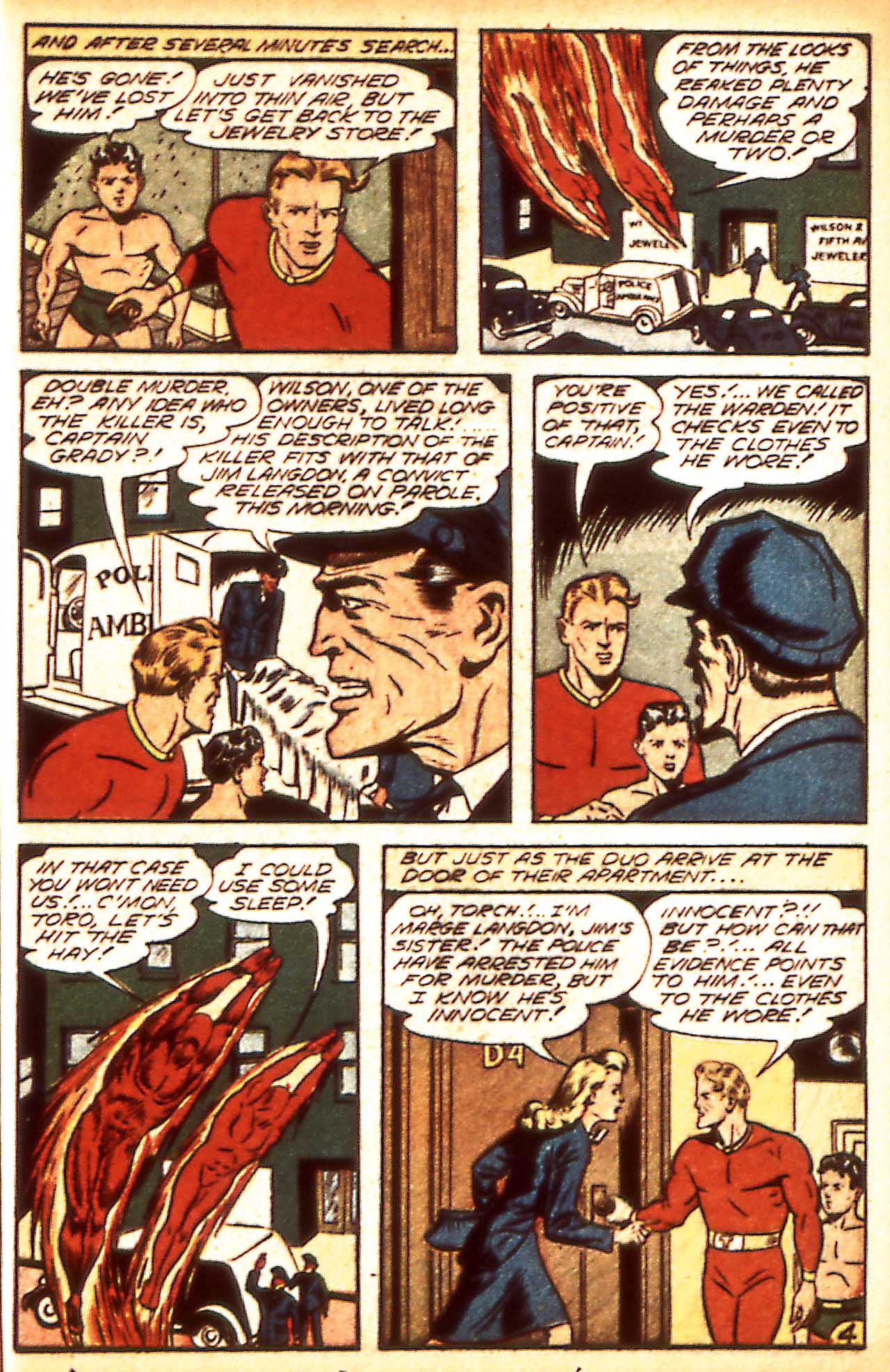 Read online The Human Torch (1940) comic -  Issue #17 - 34