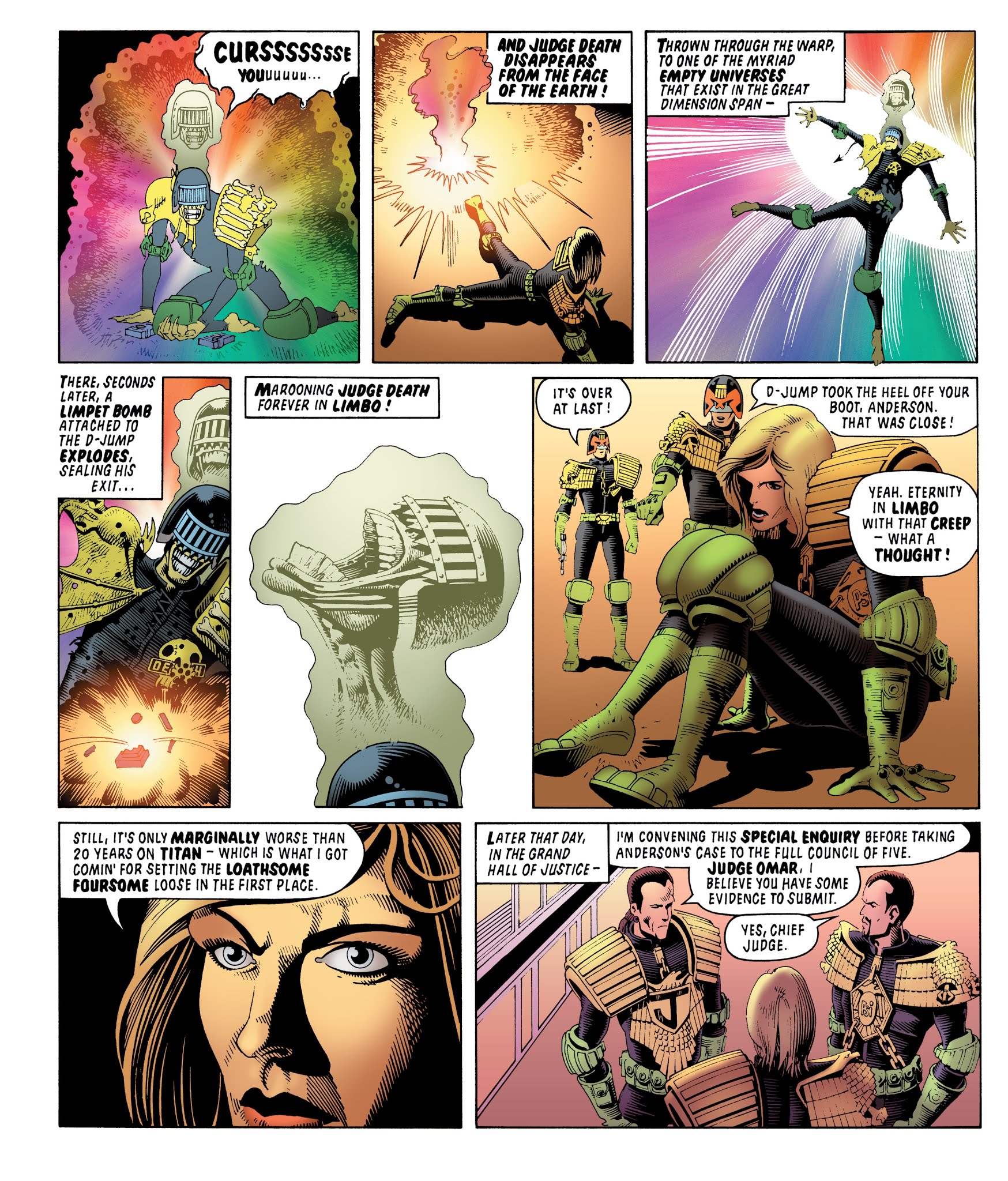 Read online Judge Dredd Classics: The Dark Judges comic -  Issue # TPB - 110