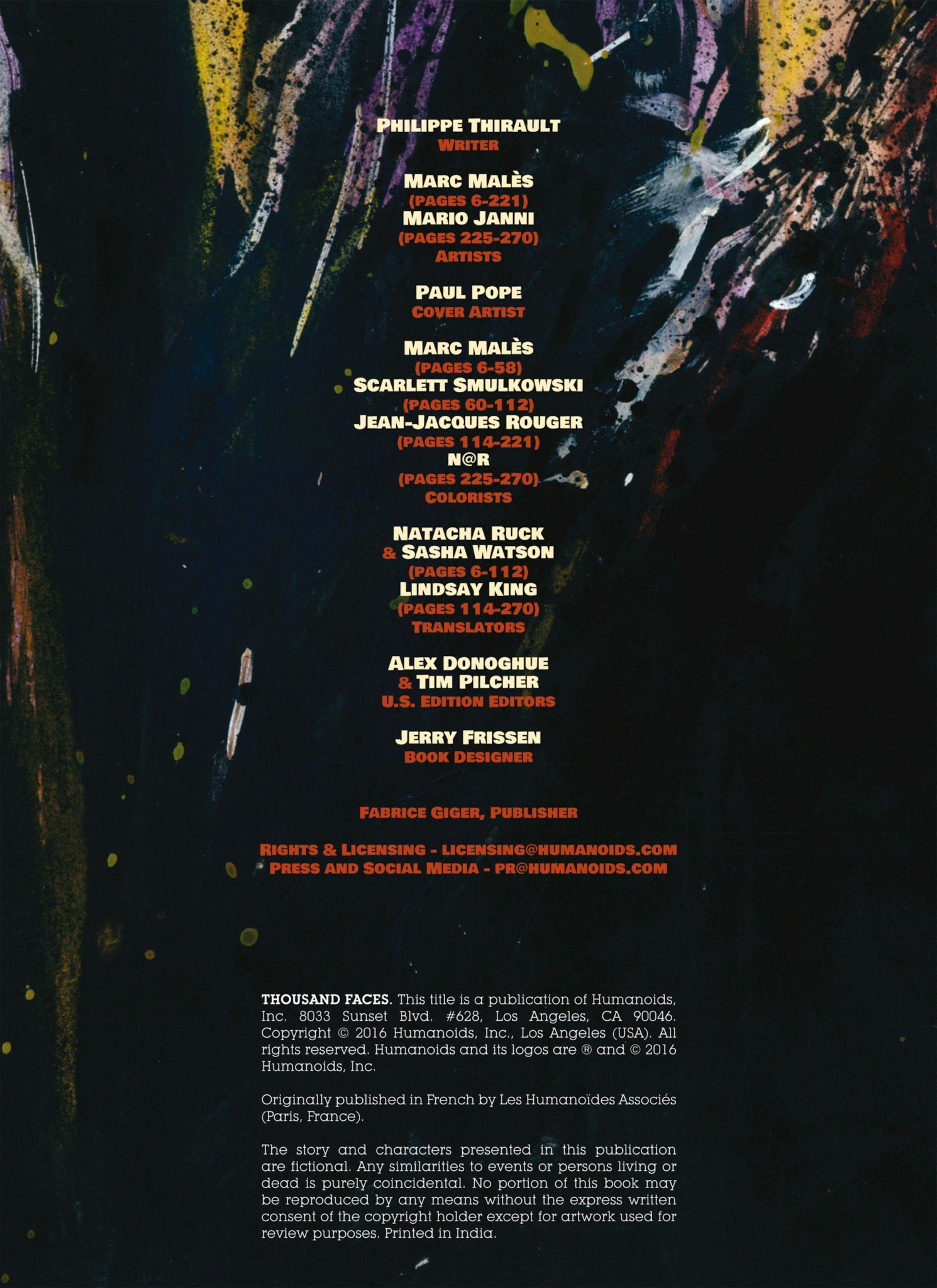 Read online Thousand Faces comic -  Issue #4 - 3