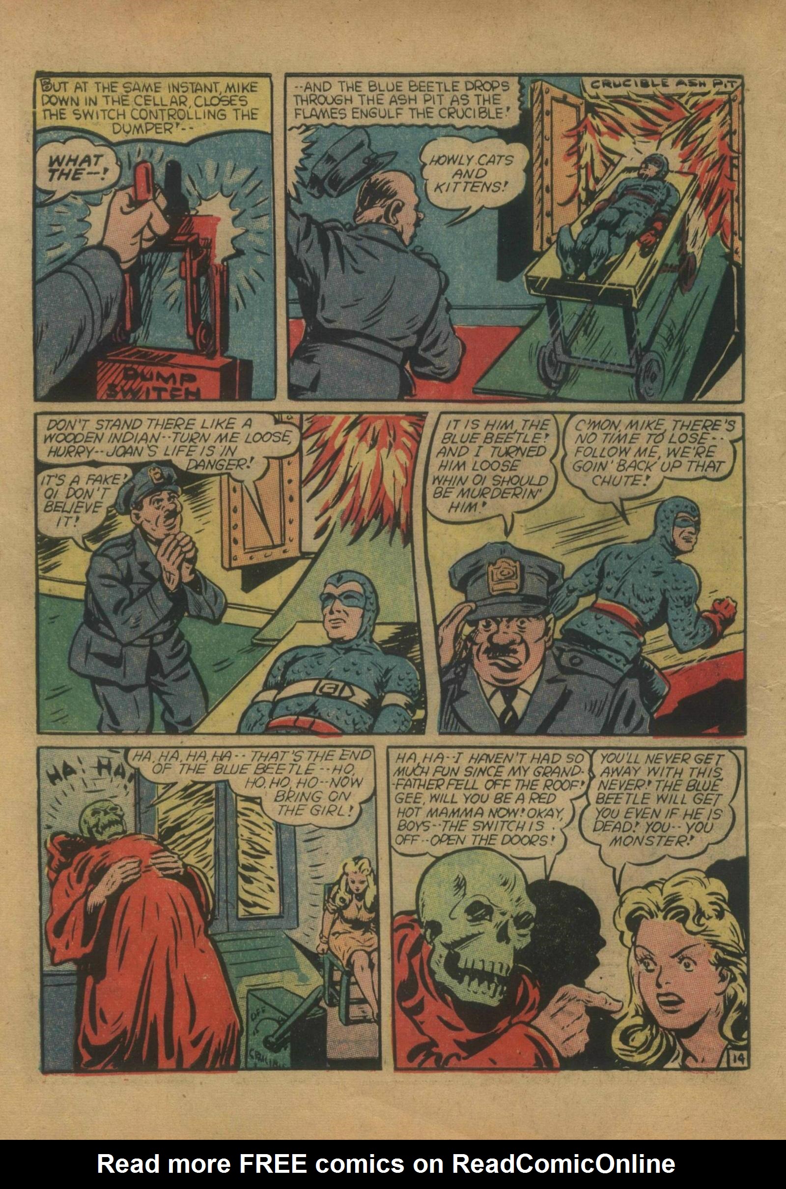 Read online The Blue Beetle comic -  Issue #14 - 16