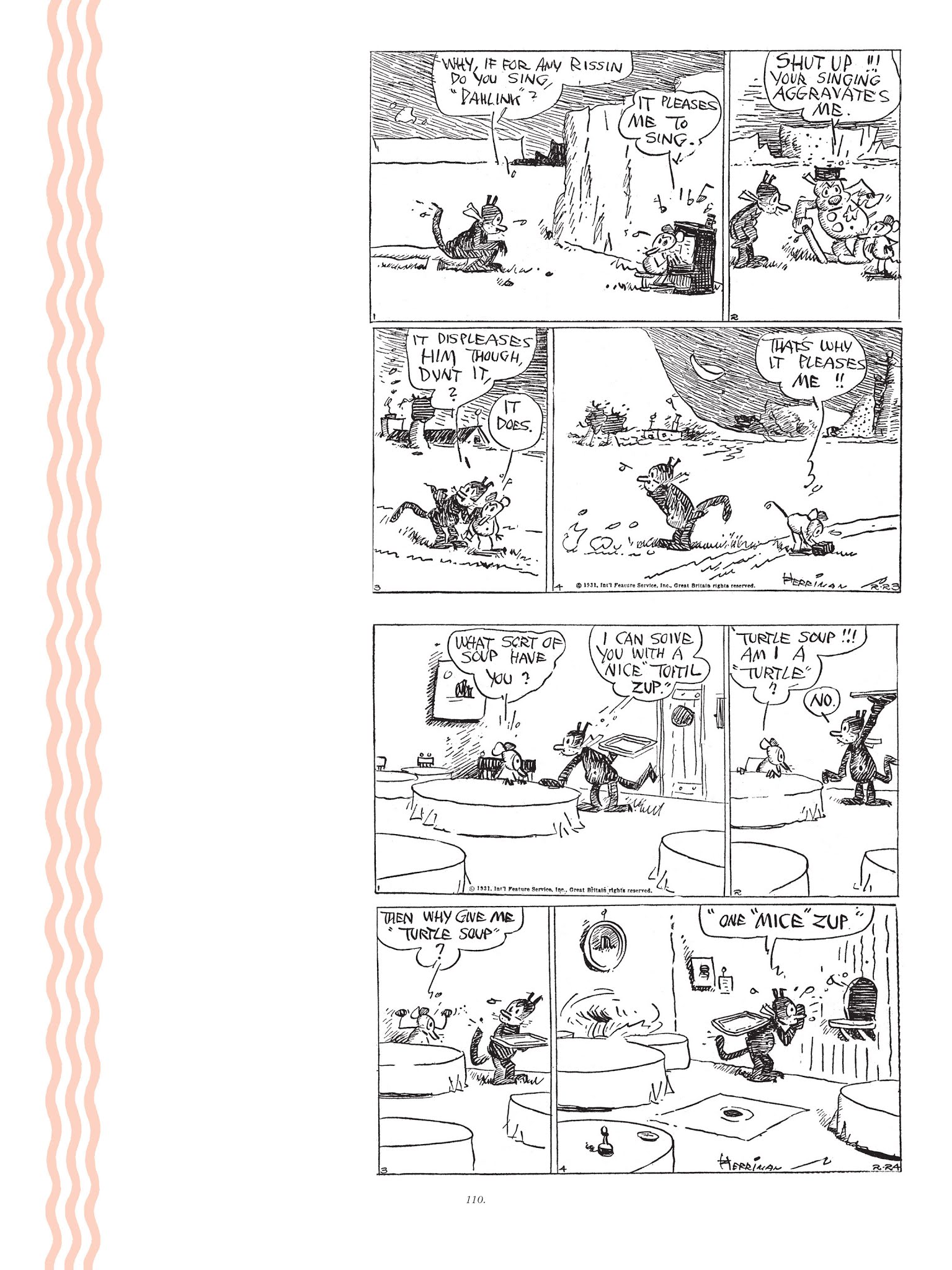 Read online Krazy & Ignatz comic -  Issue # TPB 7 - 107