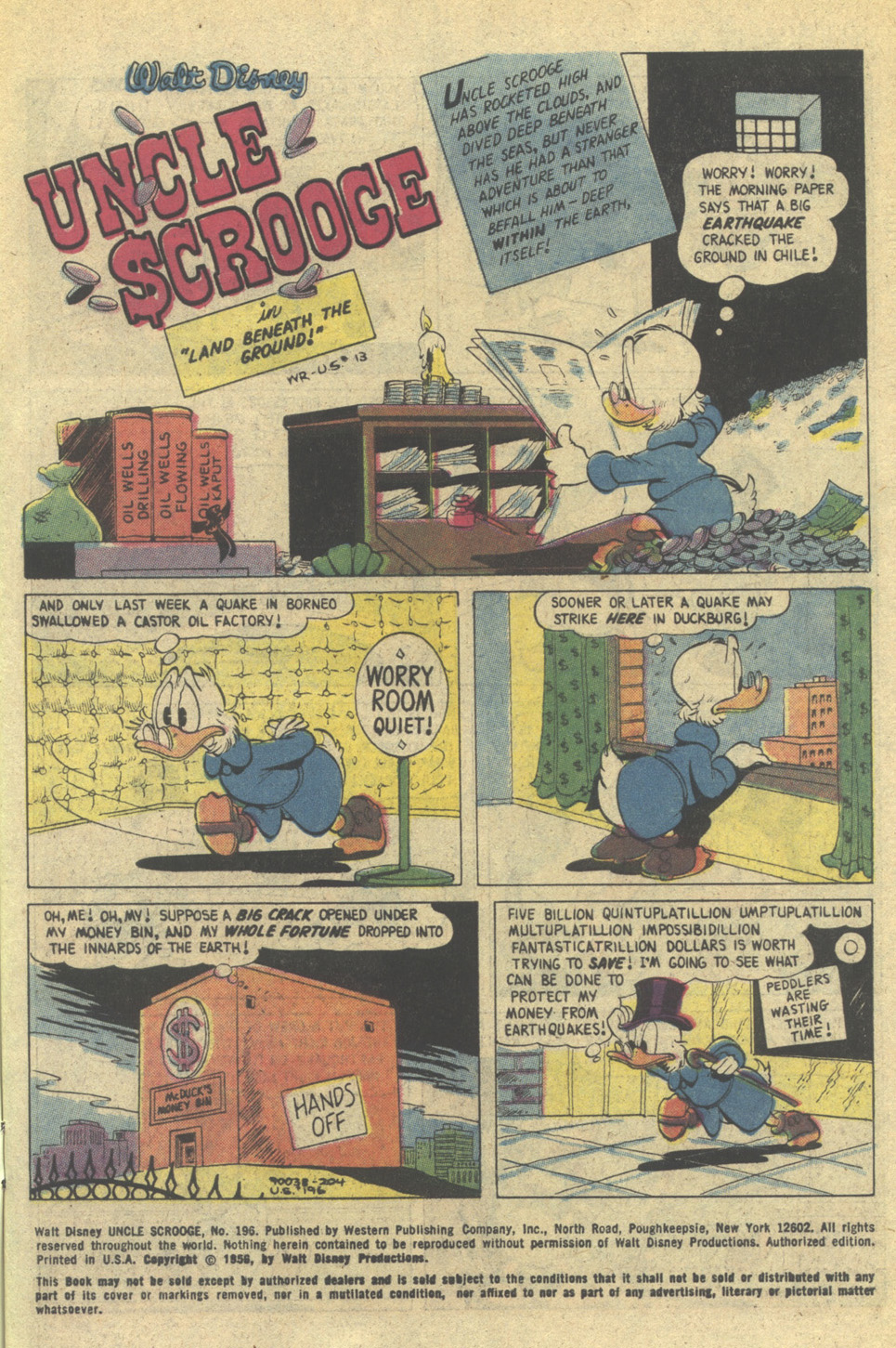 Read online Uncle Scrooge (1953) comic -  Issue #196 - 3