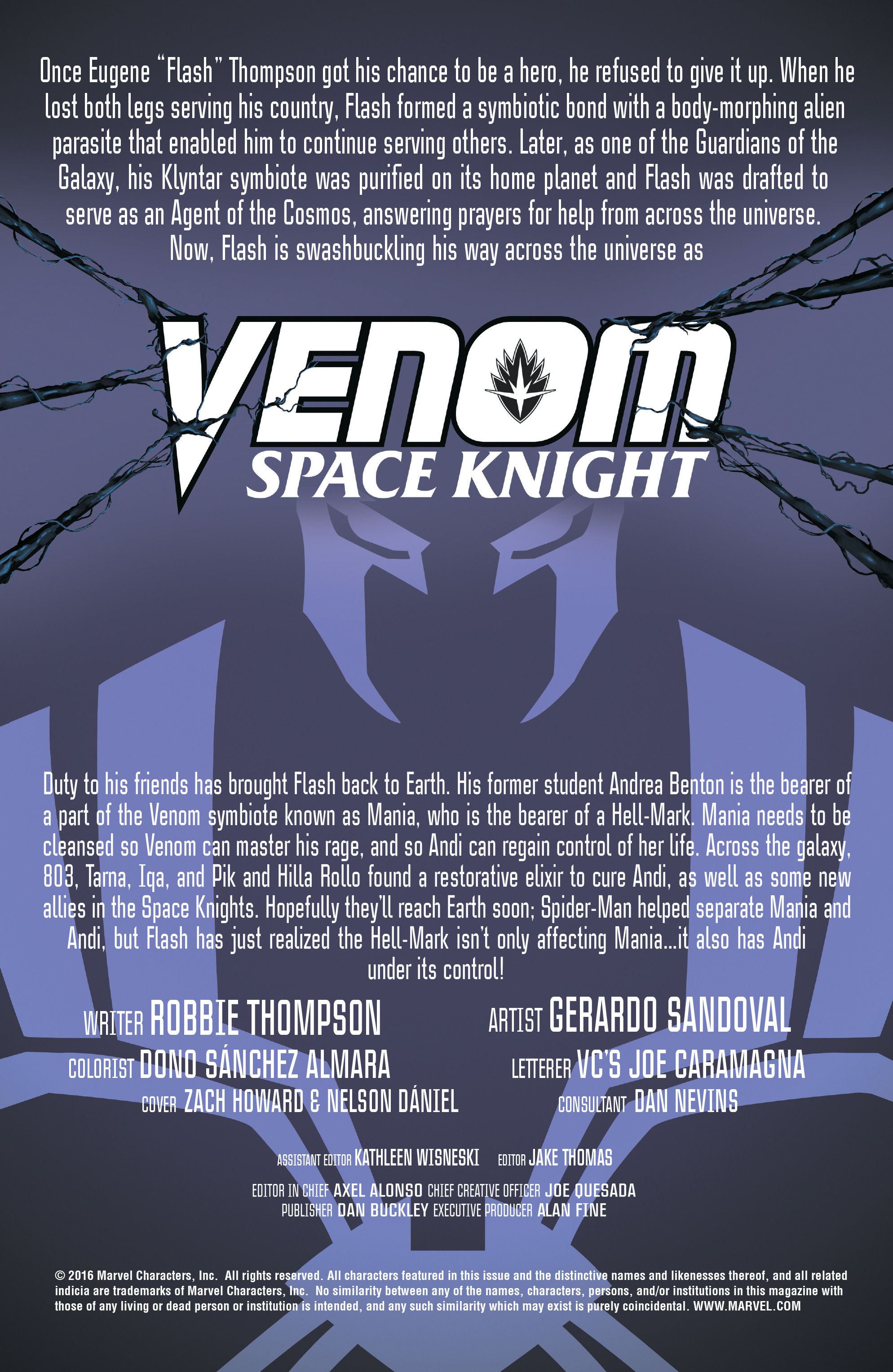 Read online Venom: Space Knight comic -  Issue #13 - 2