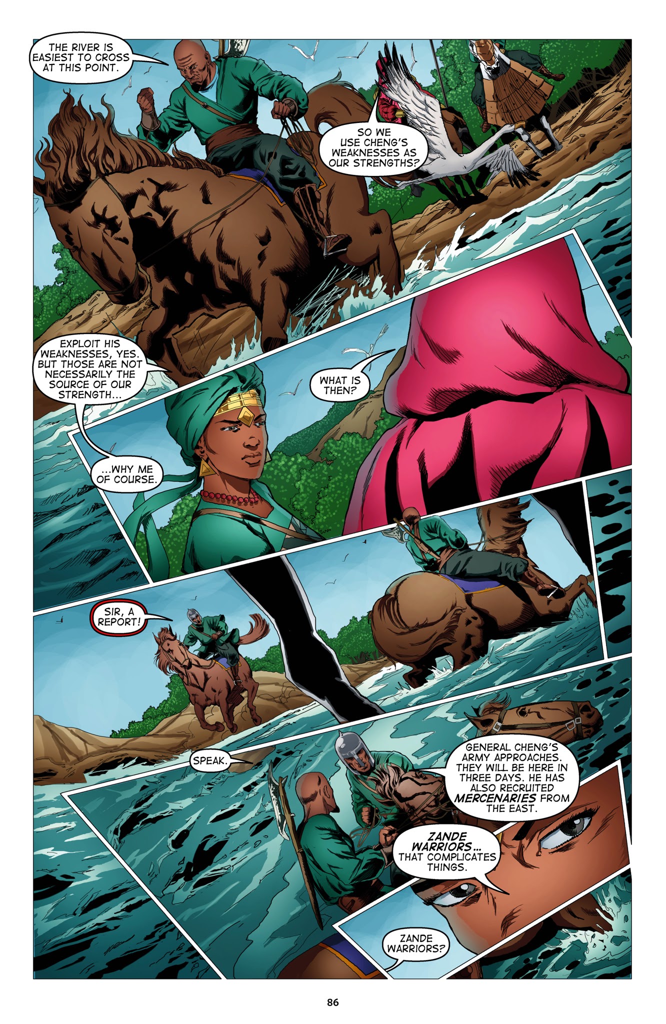 Read online Malika: Warrior Queen comic -  Issue # TPB 1 (Part 1) - 88
