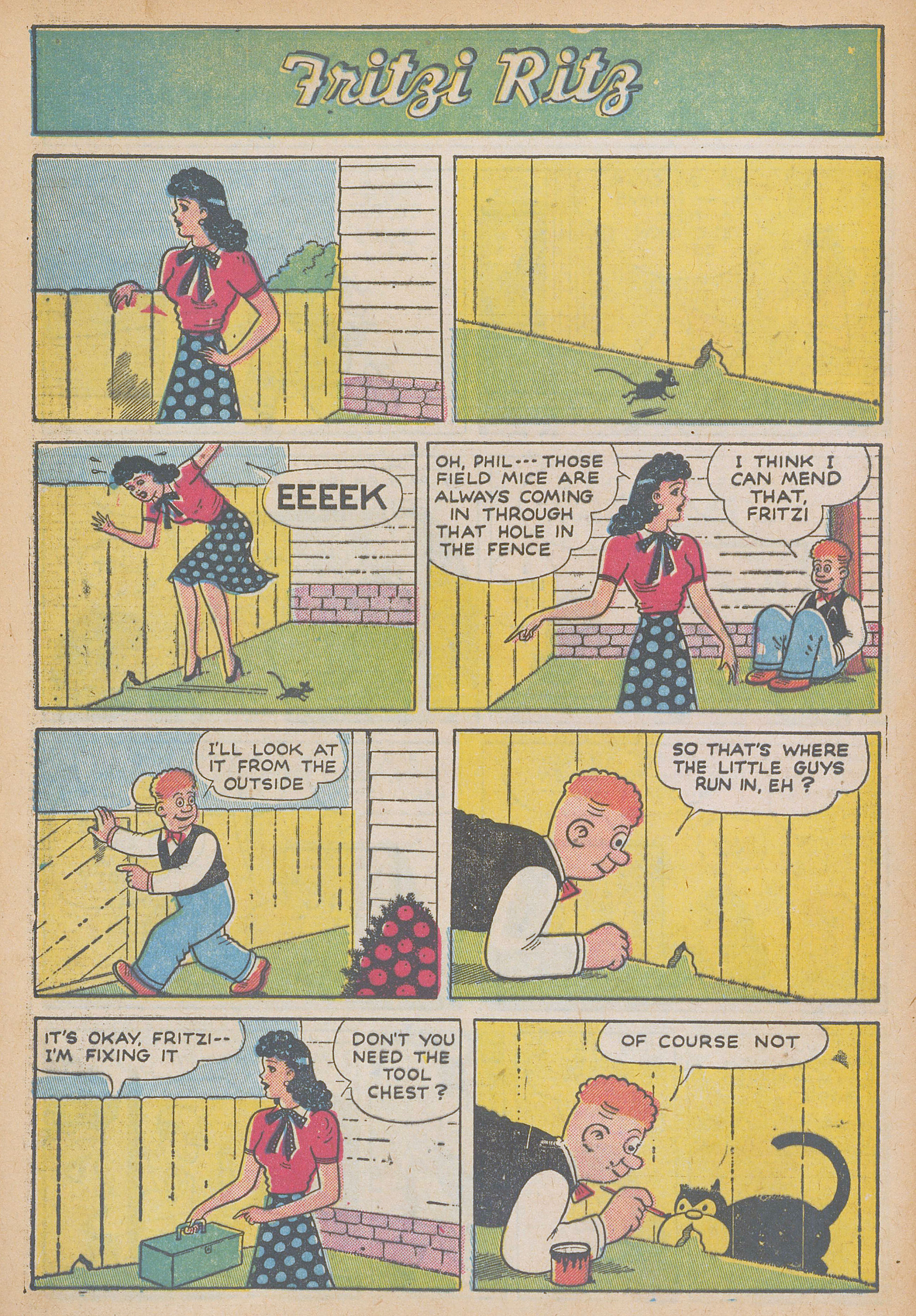 Read online Fritzi Ritz (1953) comic -  Issue #54 - 6