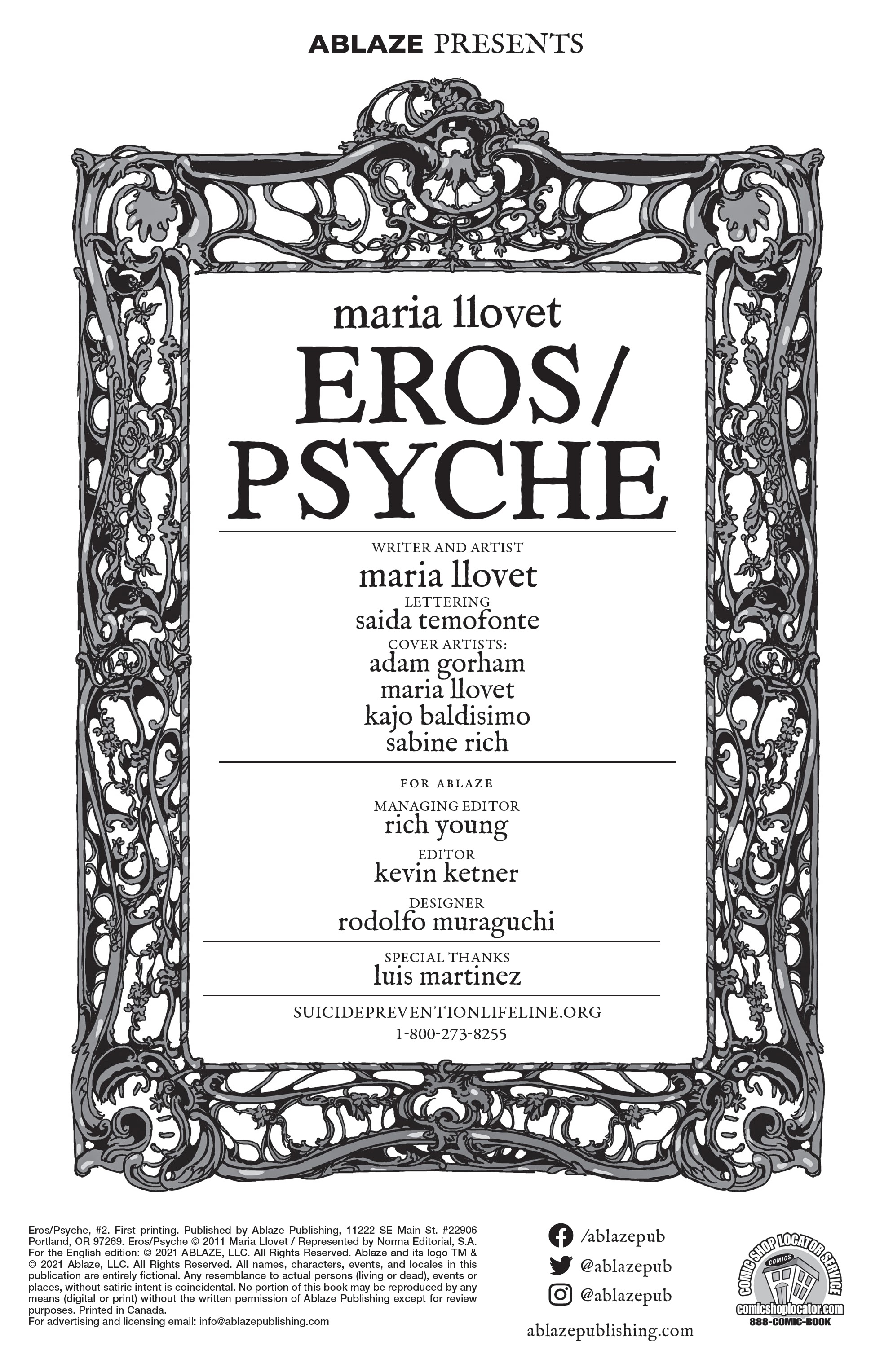 Read online Eros/Psyche comic -  Issue #2 - 2