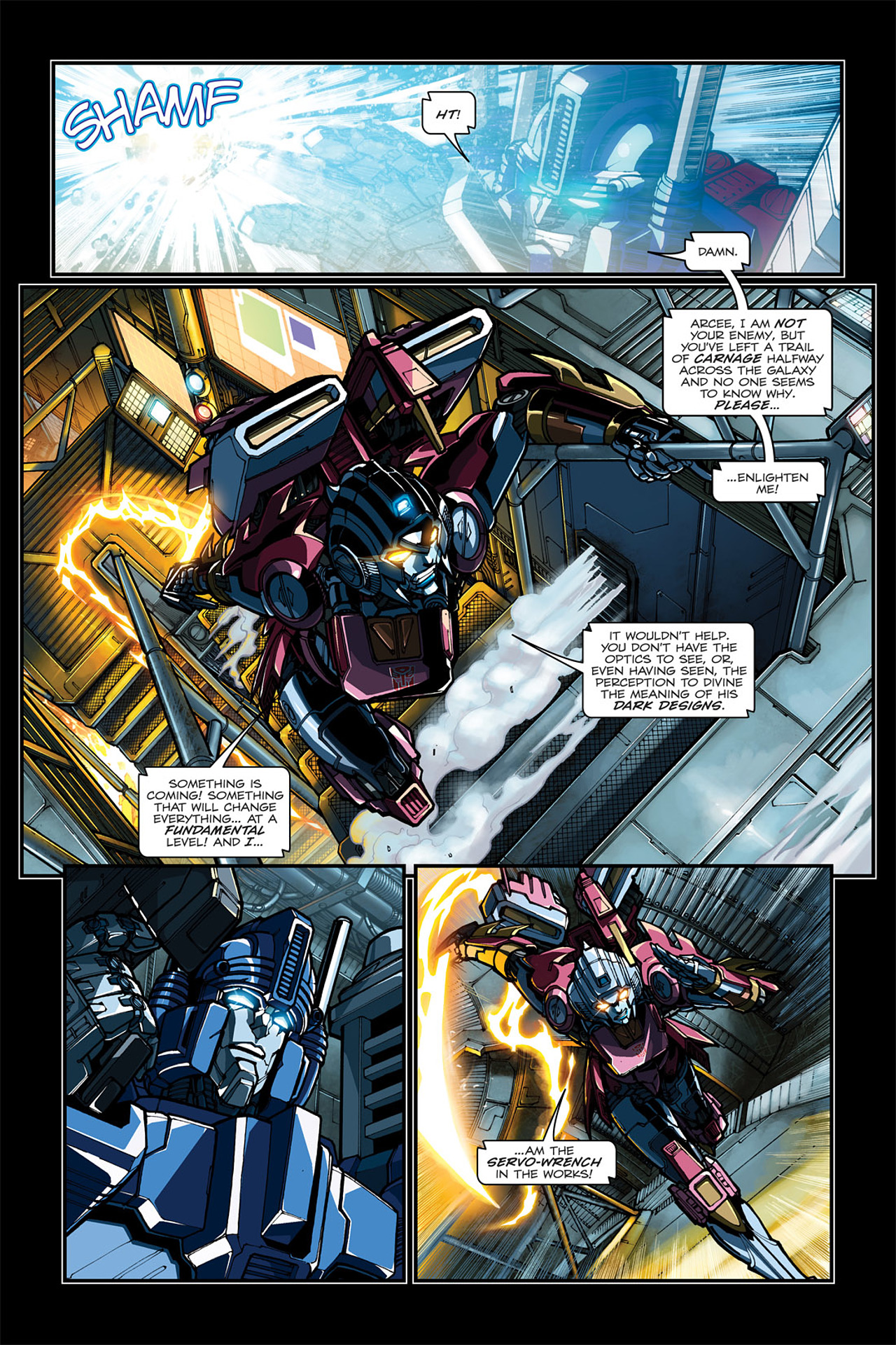 Read online Transformers Spotlight Arcee comic Issue Full