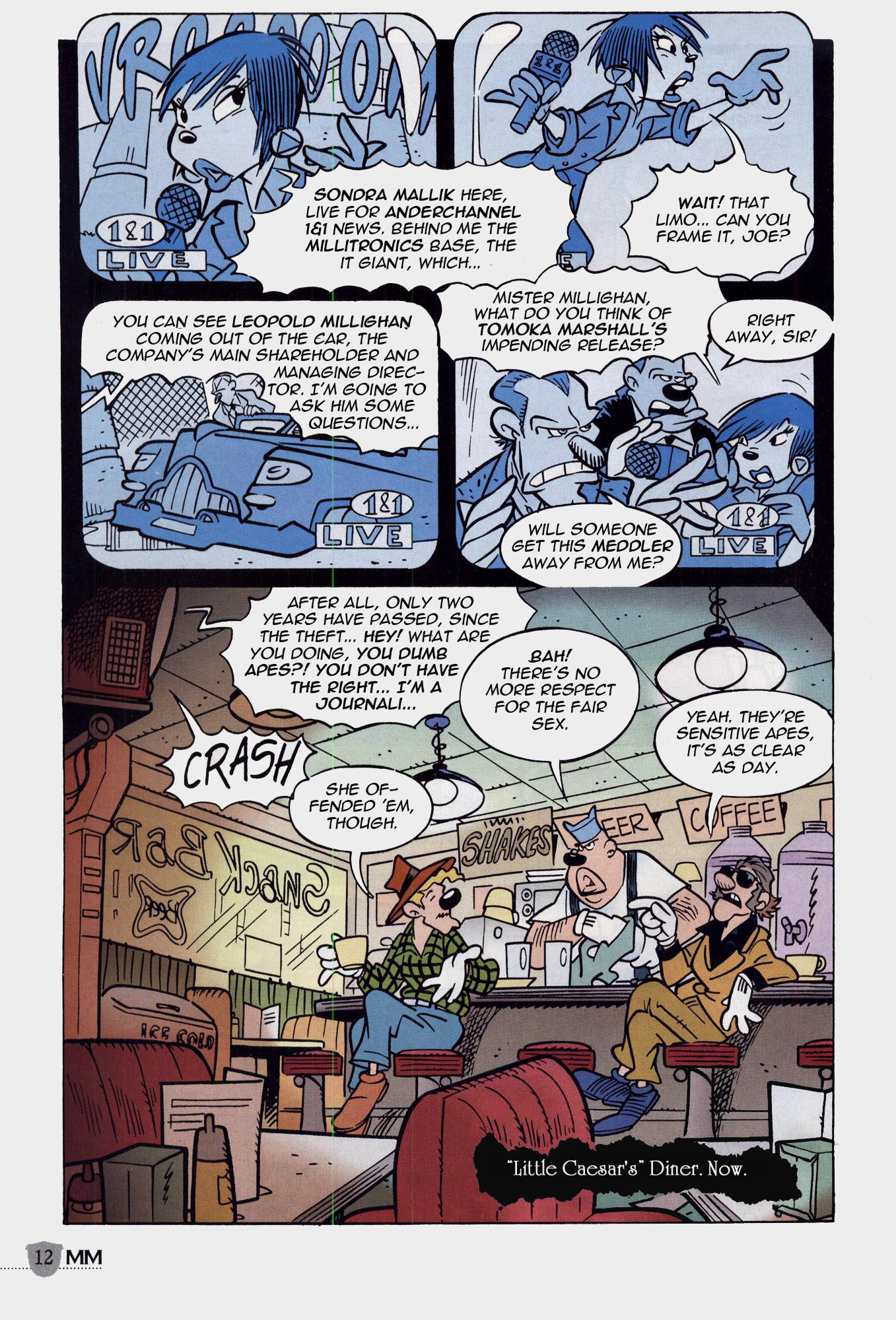 Read online Mickey Mouse Mystery Magazine comic -  Issue #1 - 12