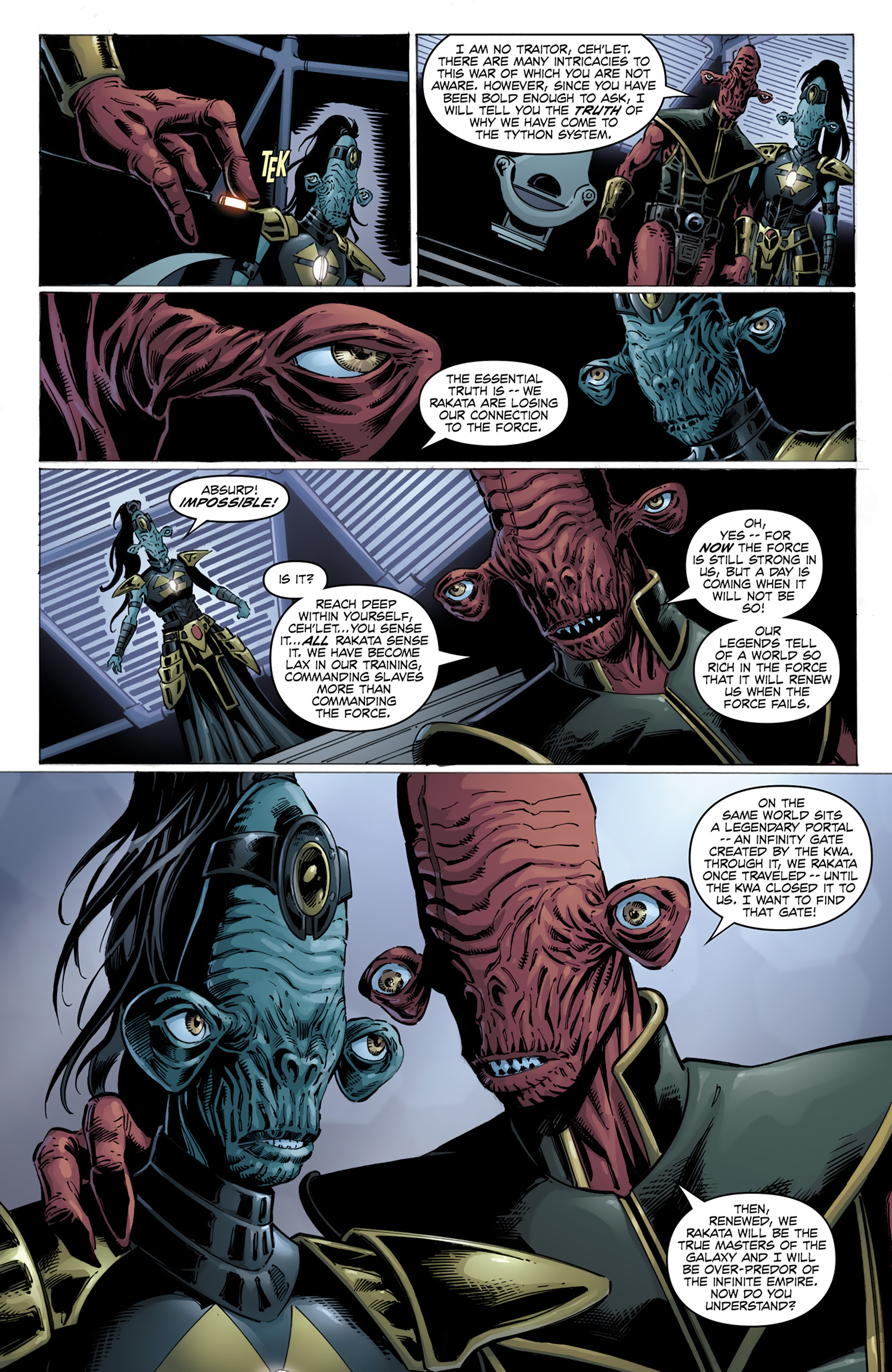 Read online Star Wars: Dawn of the Jedi - Force War comic -  Issue #1 - 23