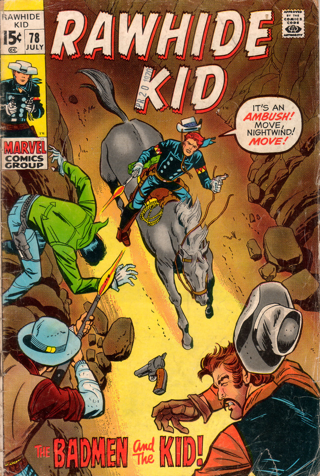 Read online The Rawhide Kid comic -  Issue #78 - 1