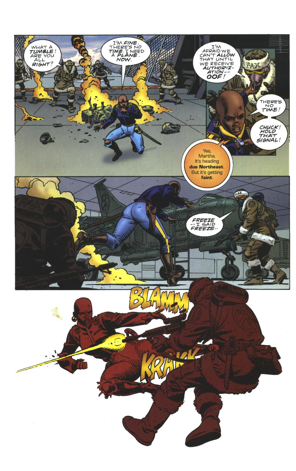 Read online Martha Washington Goes To War comic -  Issue # TPB - 64
