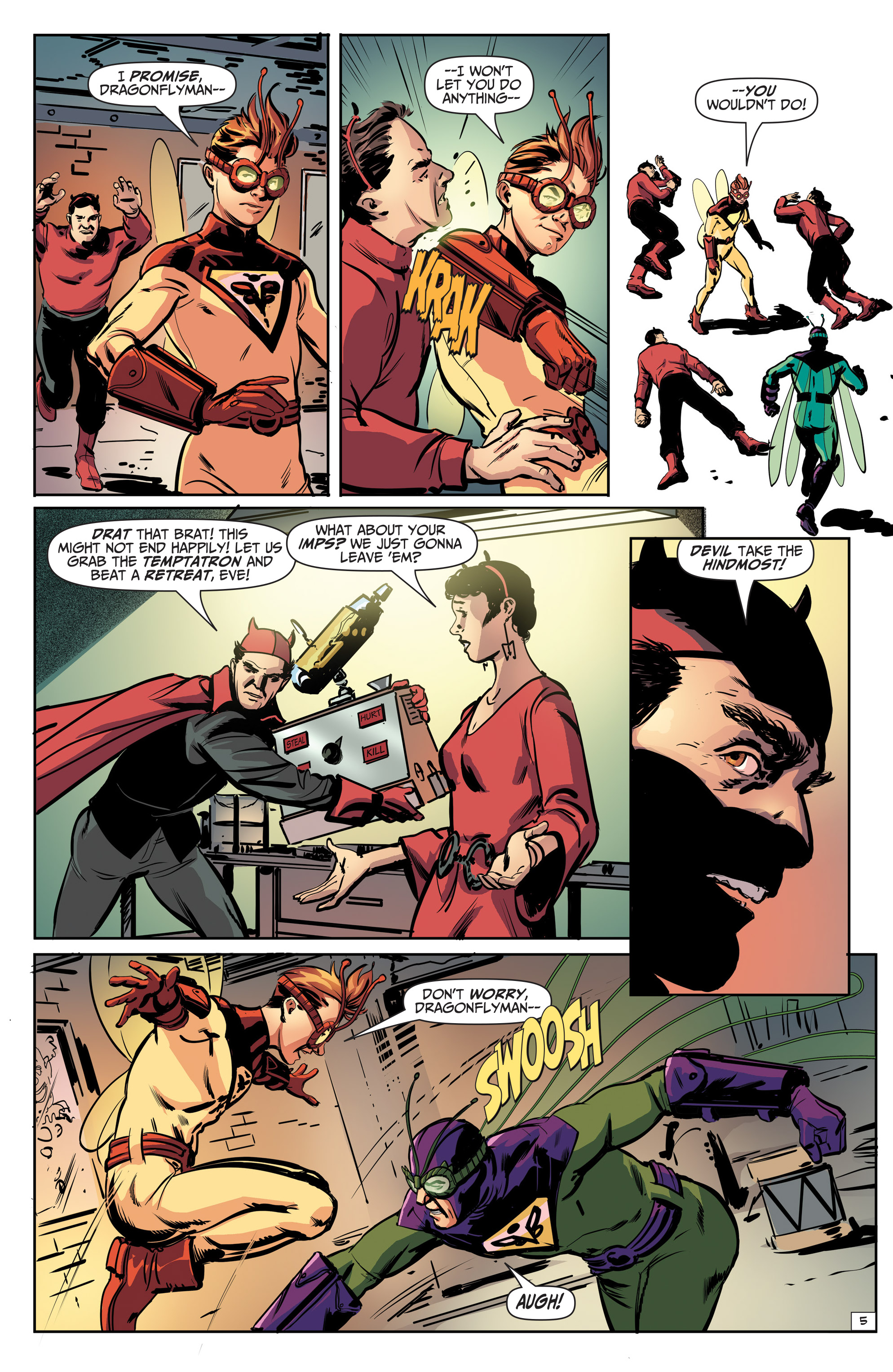 Read online Dragonfly & Dragonflyman comic -  Issue #2 - 7