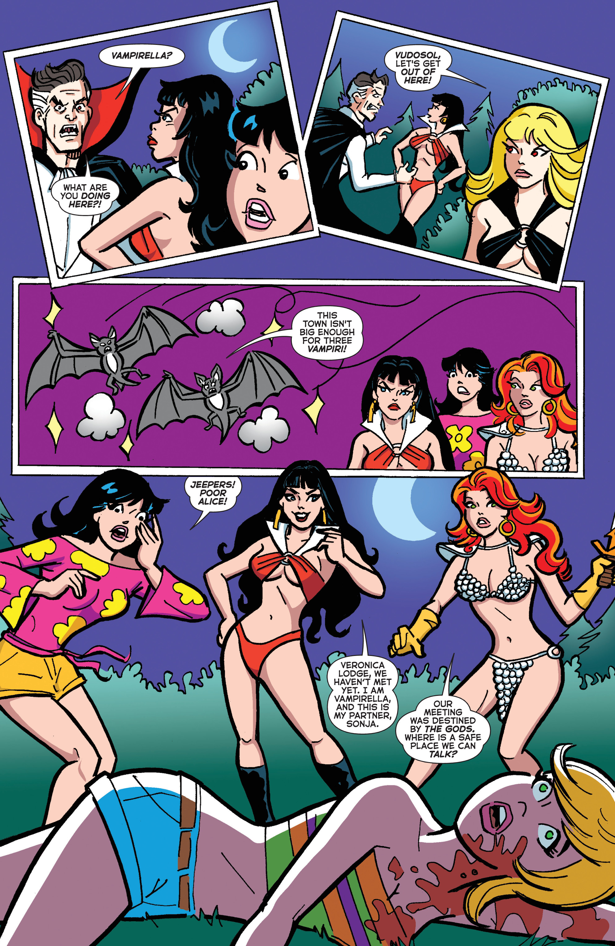 Read online Red Sonja and Vampirella Meet Betty and Veronica comic -  Issue #9 - 13