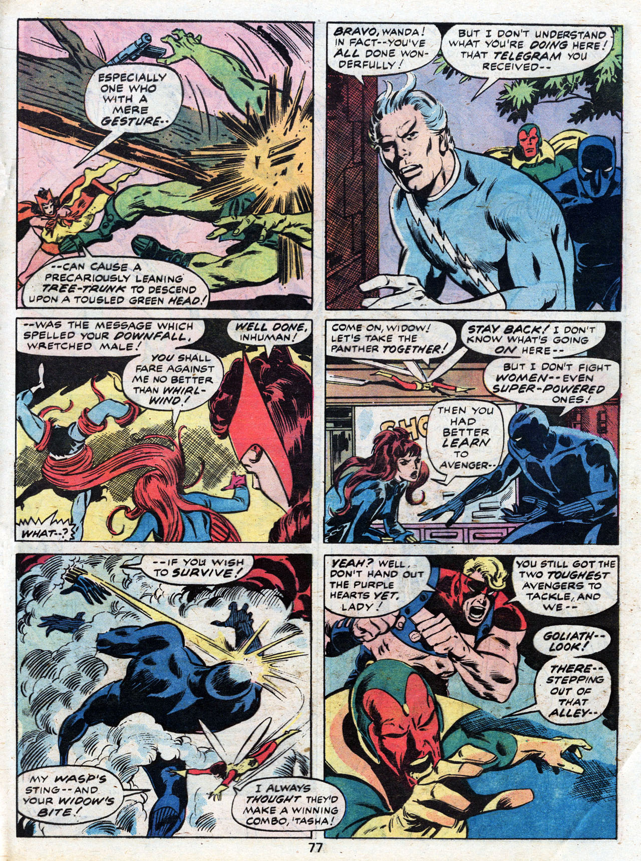 Read online Marvel Treasury Edition comic -  Issue #7 - 76