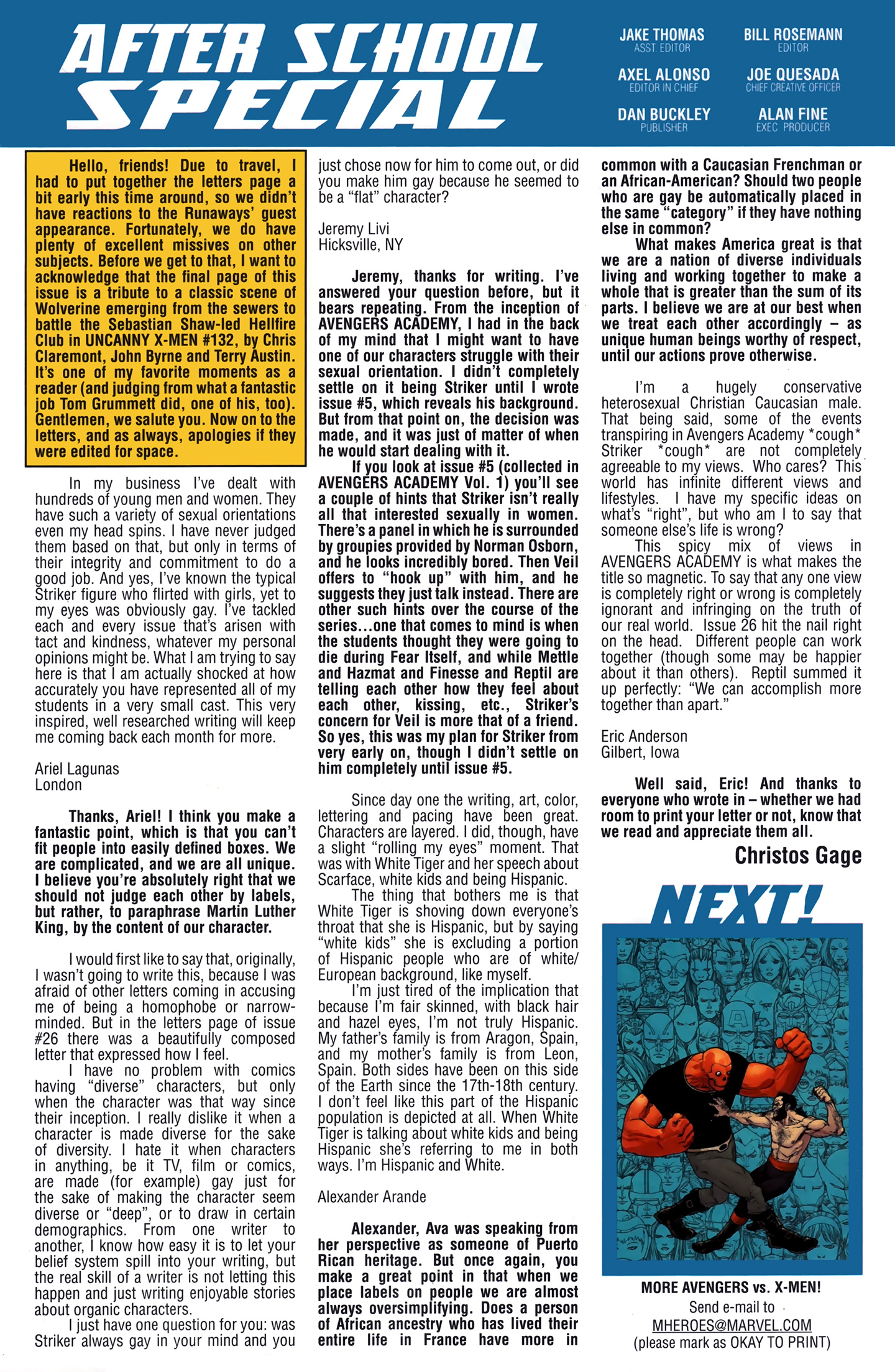 Read online Avengers Academy comic -  Issue #29 - 22