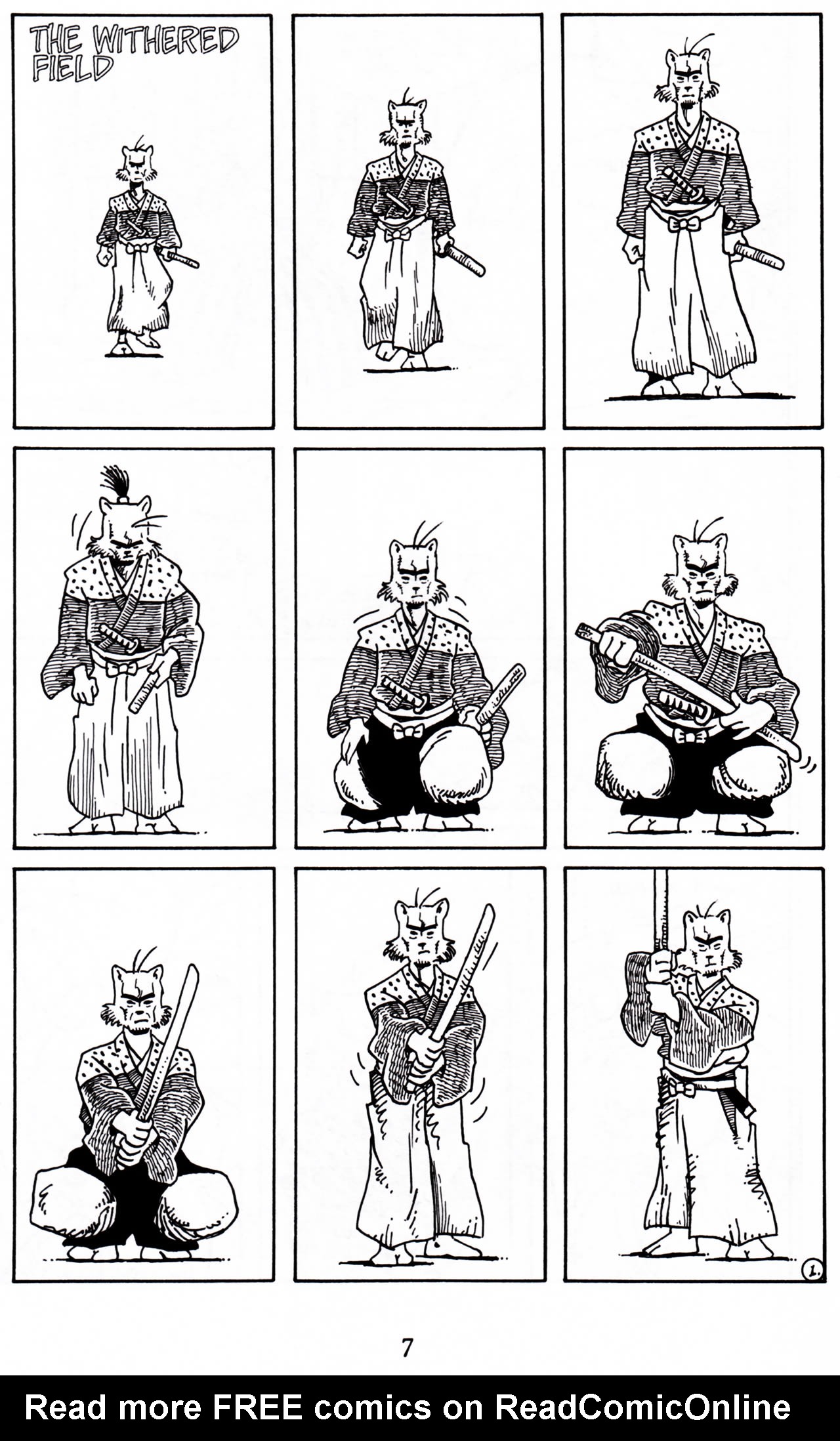Read online Usagi Yojimbo (1996) comic -  Issue #7 - 2
