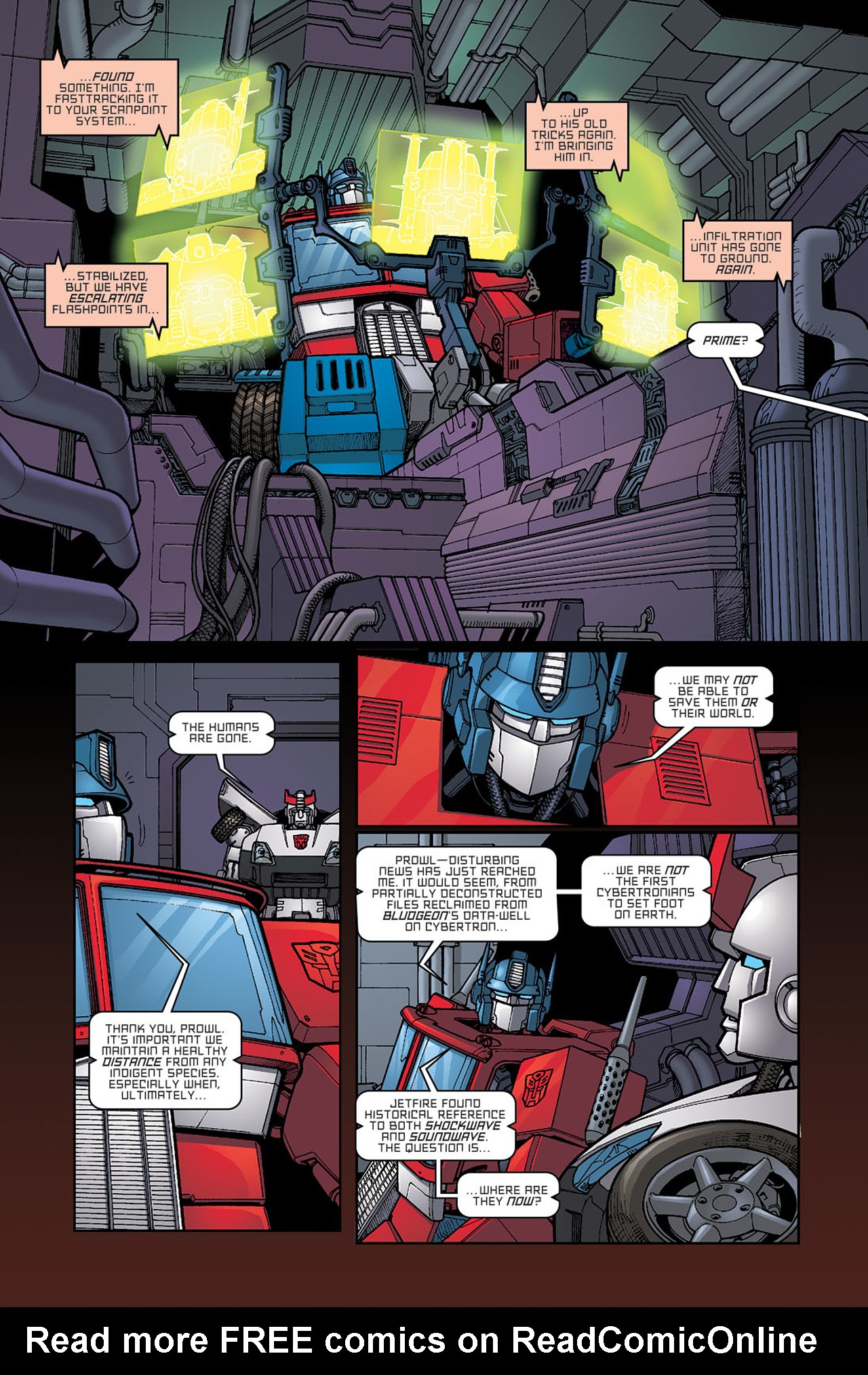 Read online The Transformers: Escalation comic -  Issue #1 - 14