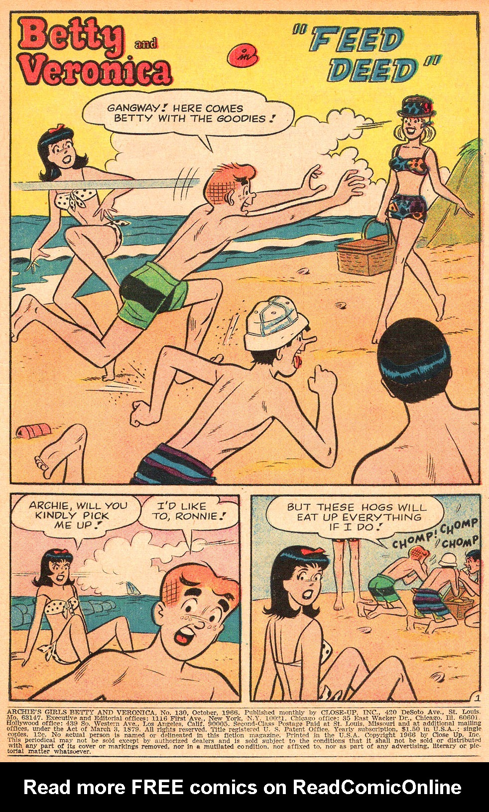 Read online Archie's Girls Betty and Veronica comic -  Issue #130 - 3