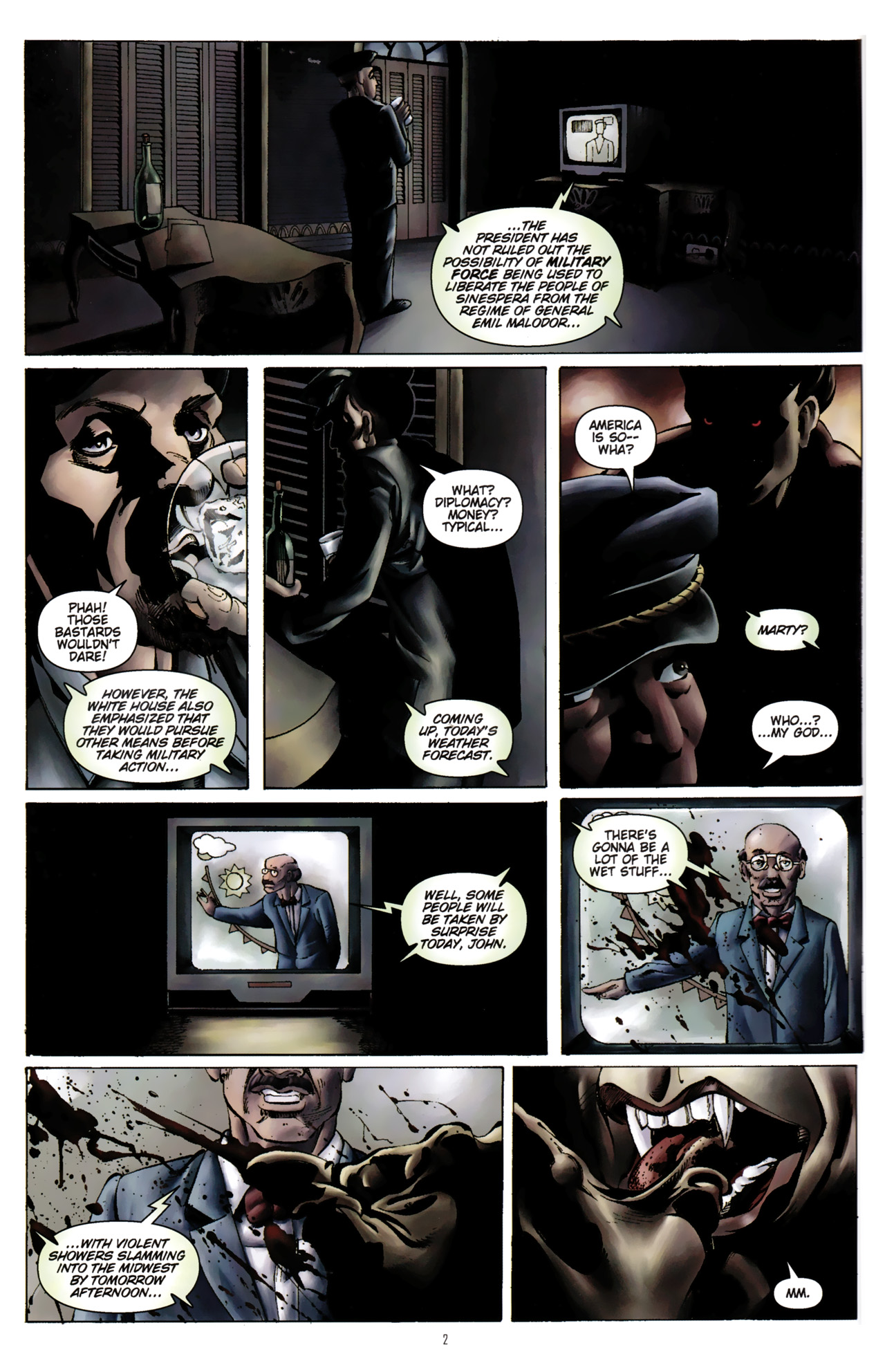 Read online CVO : Covert Vampiric Operations -- 100-Page Spectacular comic -  Issue # TPB - 4