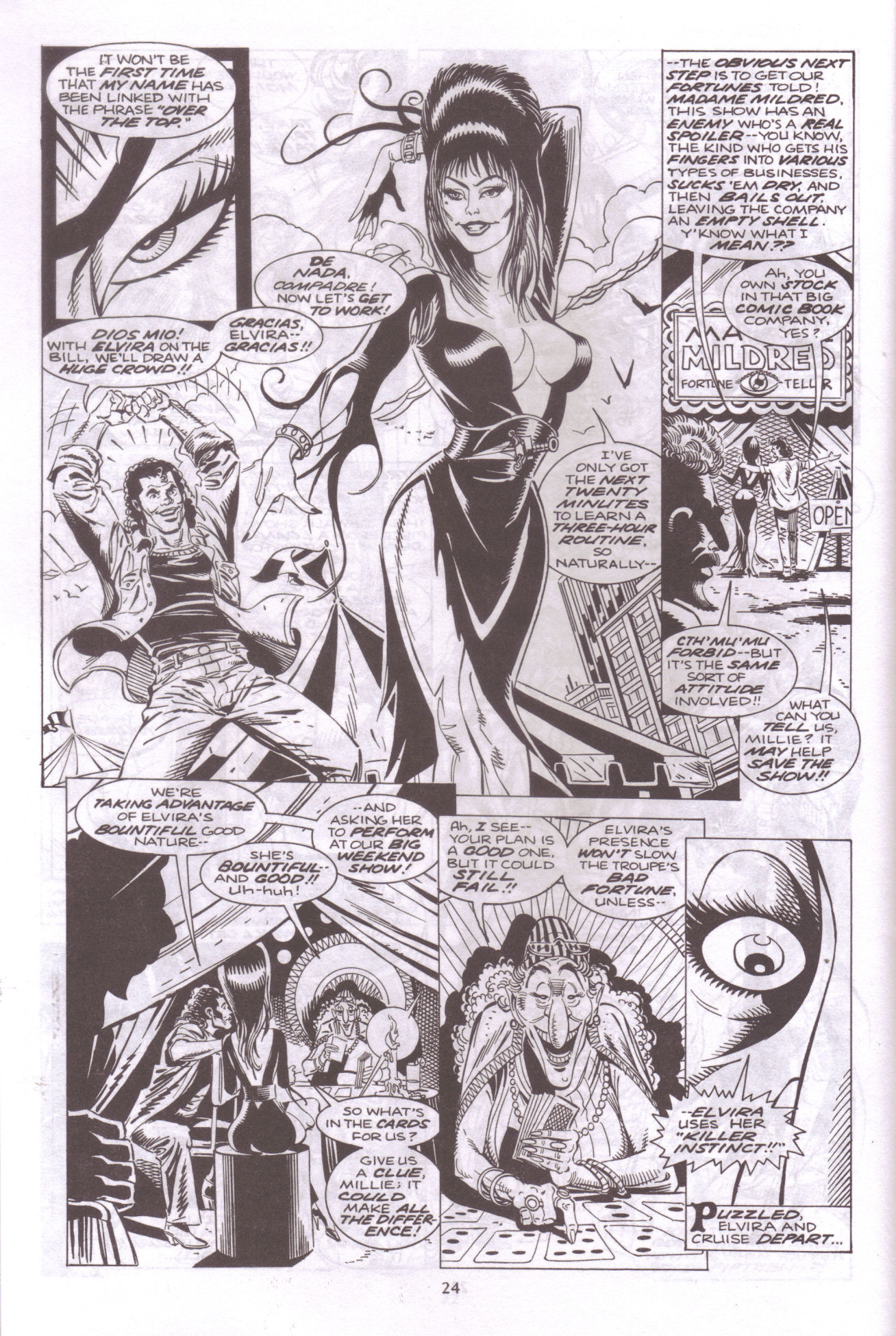 Read online Elvira, Mistress of the Dark comic -  Issue #52 - 21