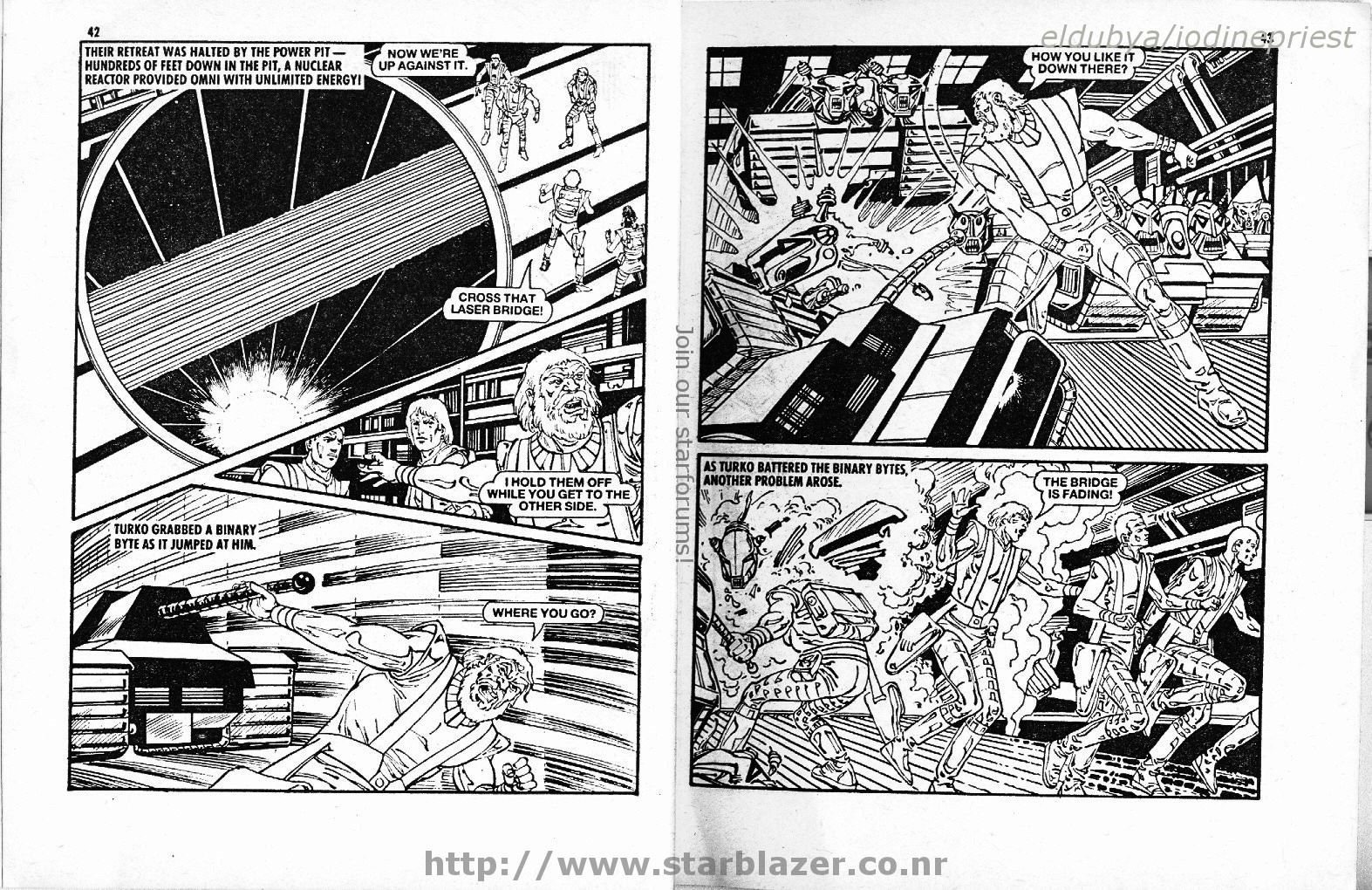 Read online Starblazer comic -  Issue #195 - 23