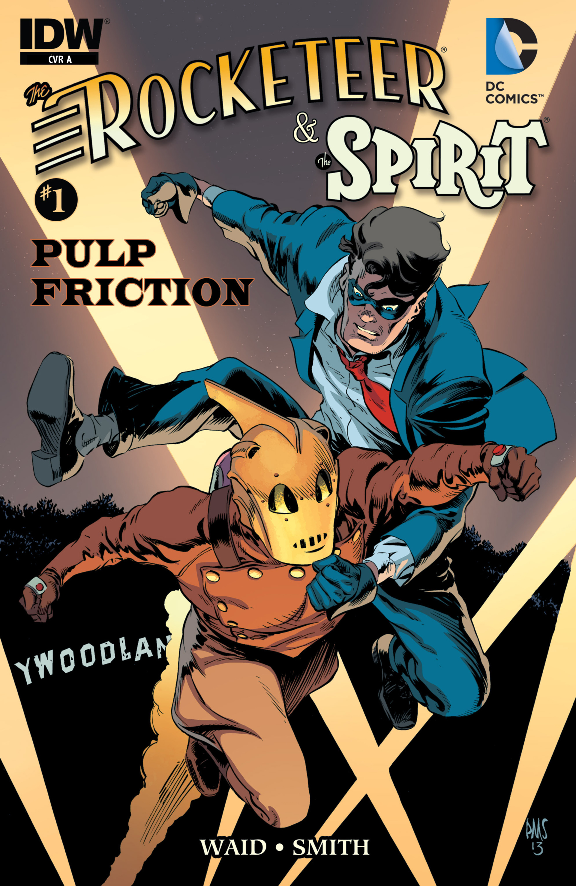 Read online The Rocketeer/The Spirit: Pulp Friction comic -  Issue #1 - 1