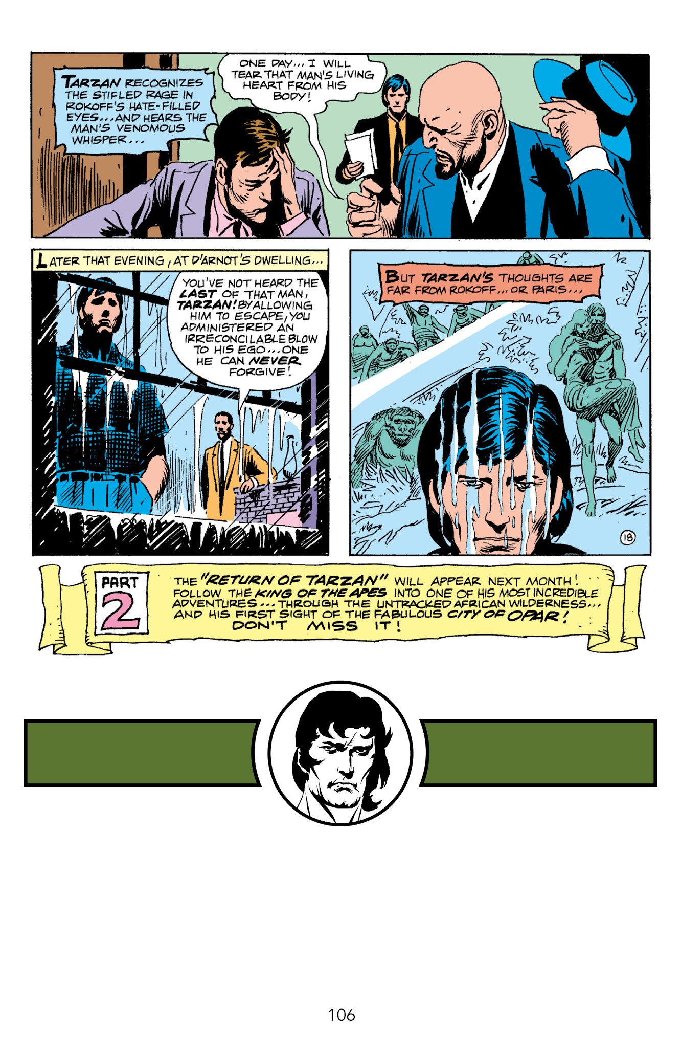 Read online Edgar Rice Burroughs' Tarzan The Joe Kubert Years comic -  Issue # TPB 2 (Part 2) - 2