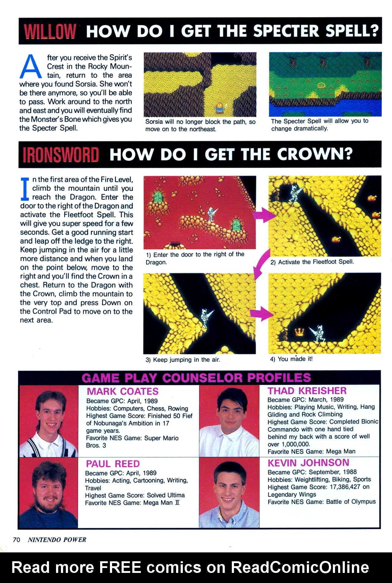 Read online Nintendo Power comic -  Issue #12 - 63