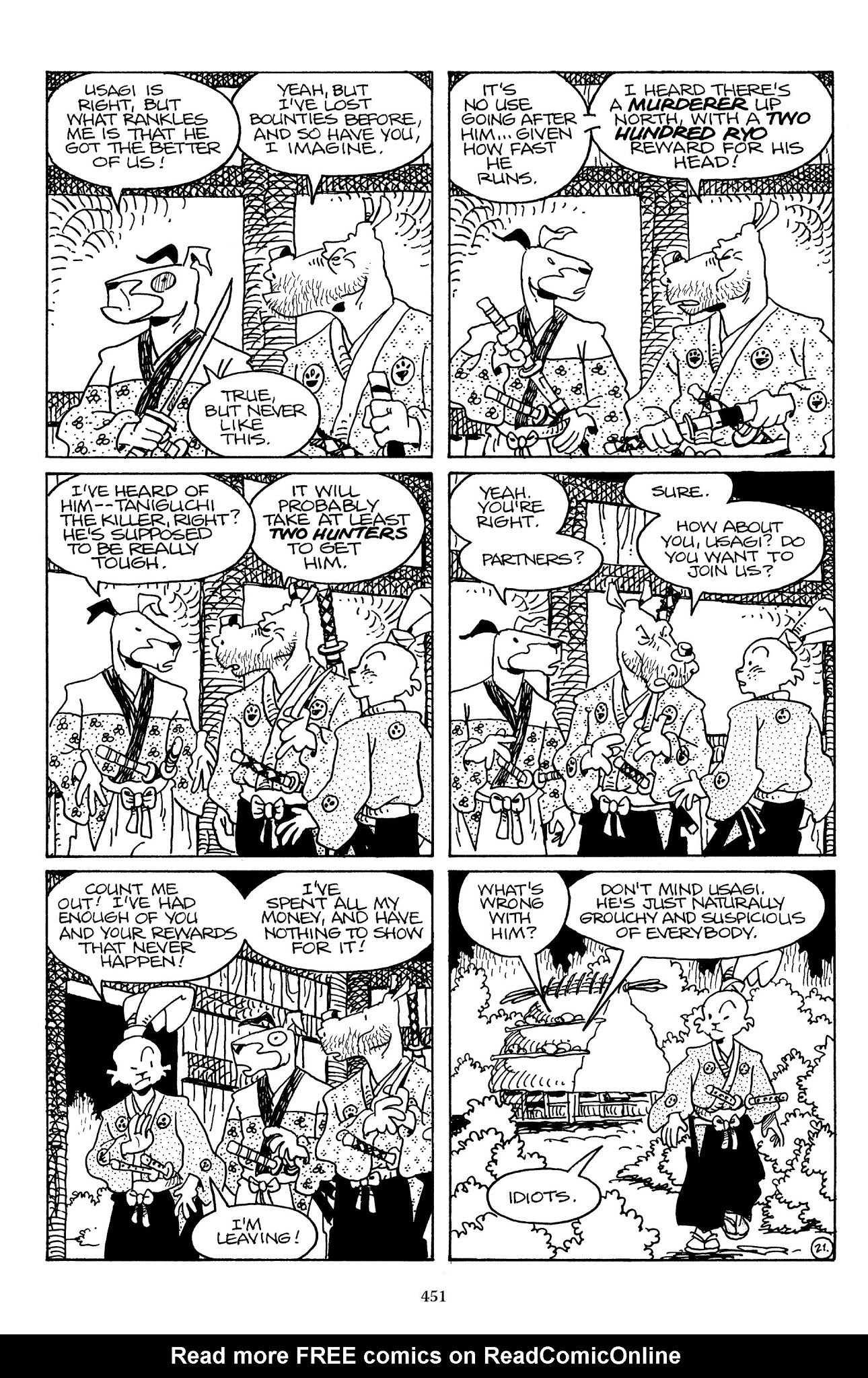 Read online The Usagi Yojimbo Saga comic -  Issue # TPB 6 - 449