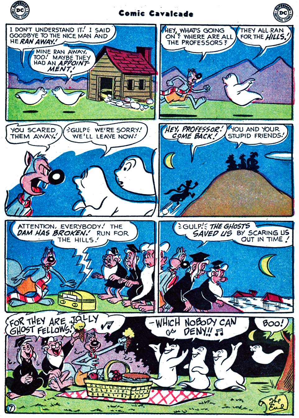Read online Comic Cavalcade comic -  Issue #62 - 40