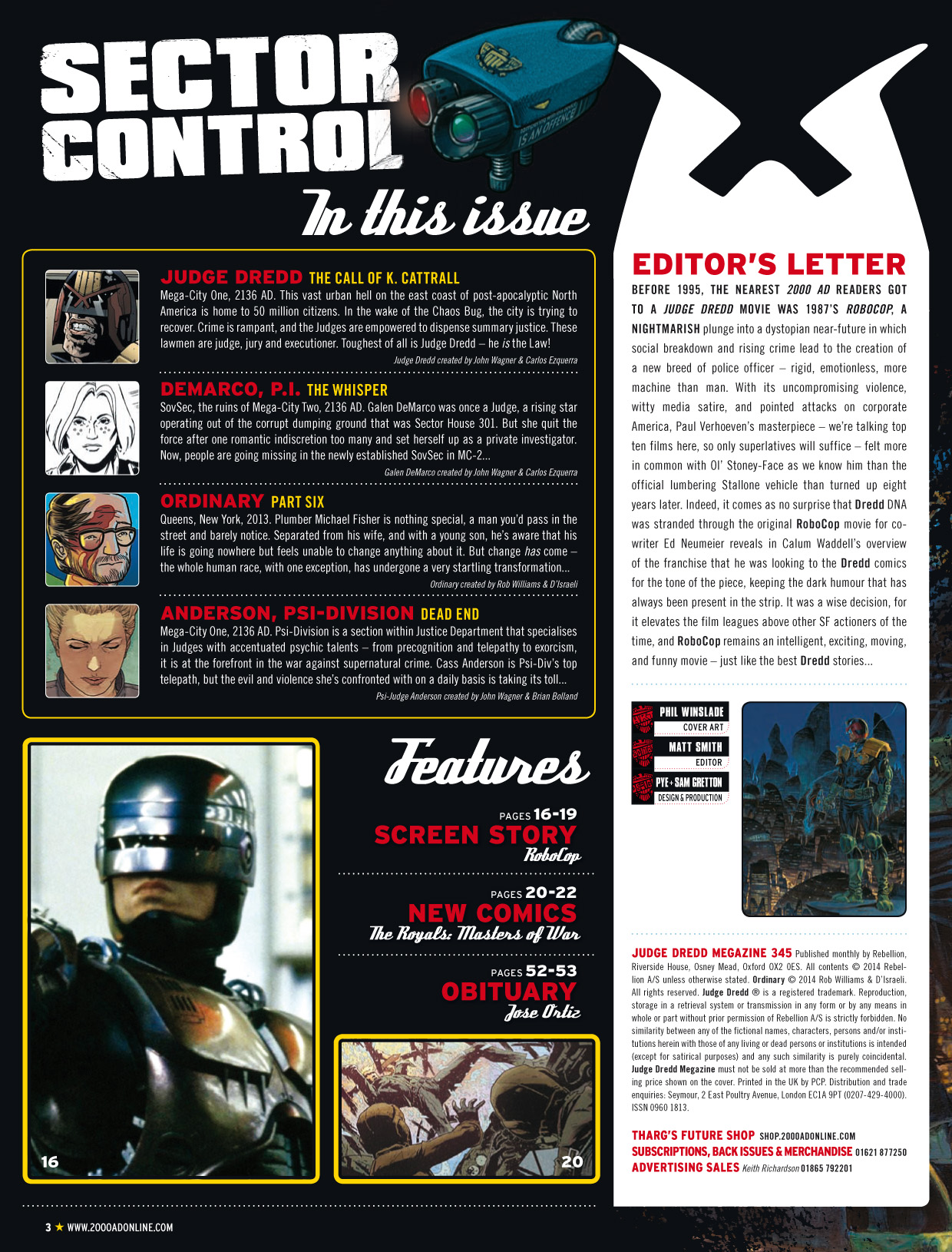 Read online Judge Dredd Megazine (Vol. 5) comic -  Issue #345 - 3