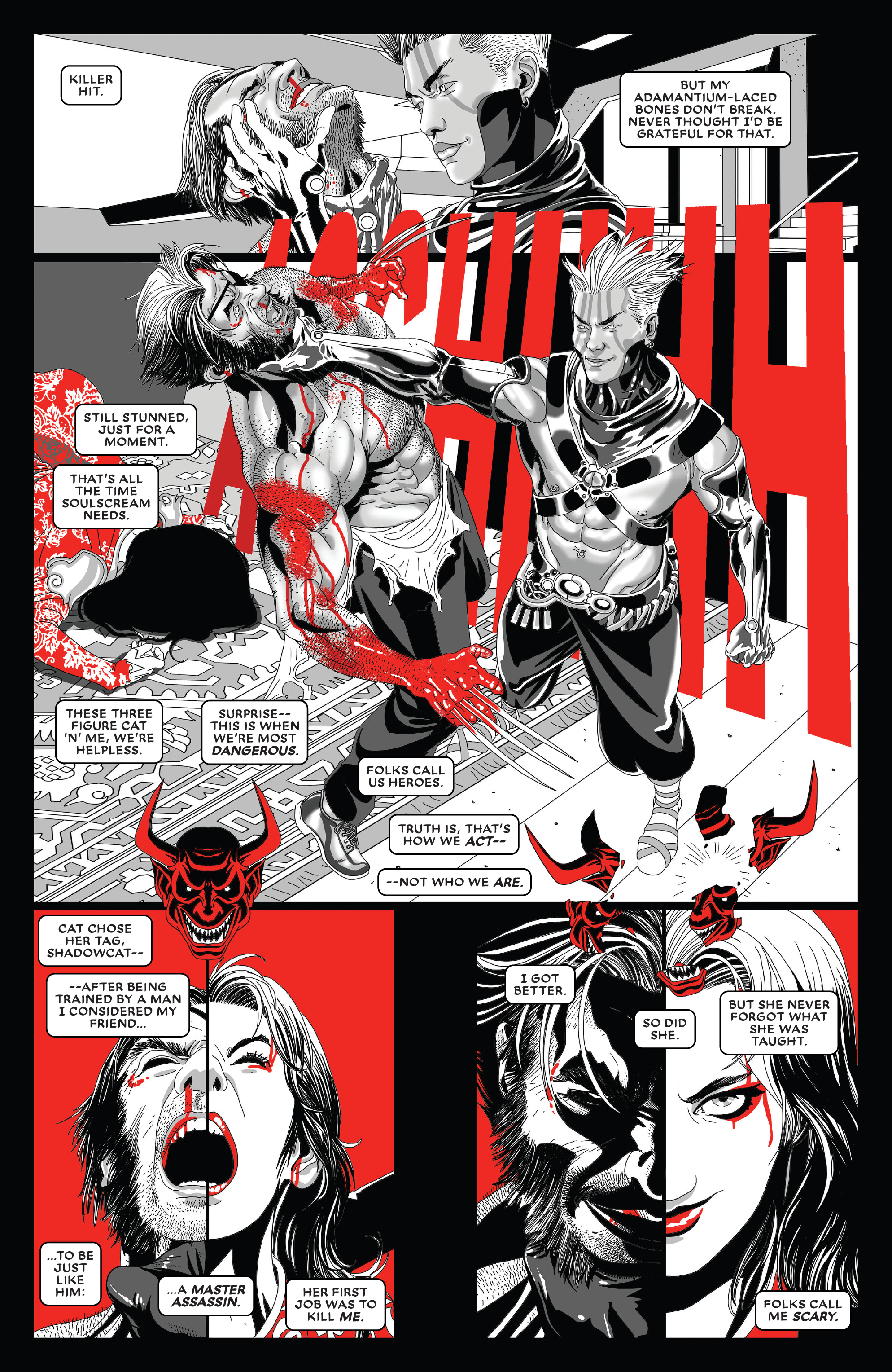 Read online Wolverine: Black, White & Blood comic -  Issue #2 - 26
