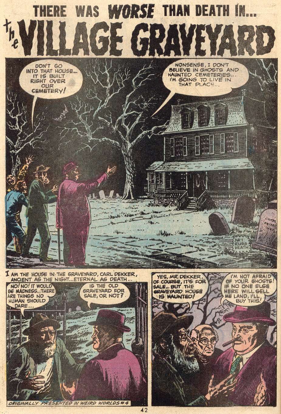 Read online Adventures into Weird Worlds comic -  Issue #4 - 2