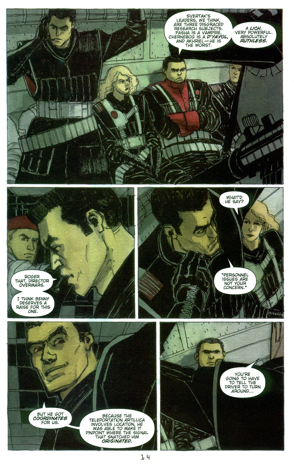 Read online CVO: Covert Vampiric Operations - Artifact comic -  Issue #3 - 16