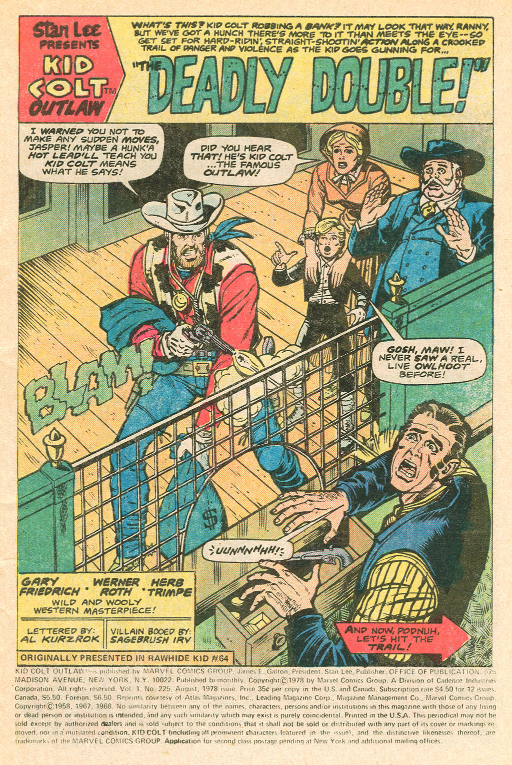 Read online Kid Colt Outlaw comic -  Issue #225 - 3