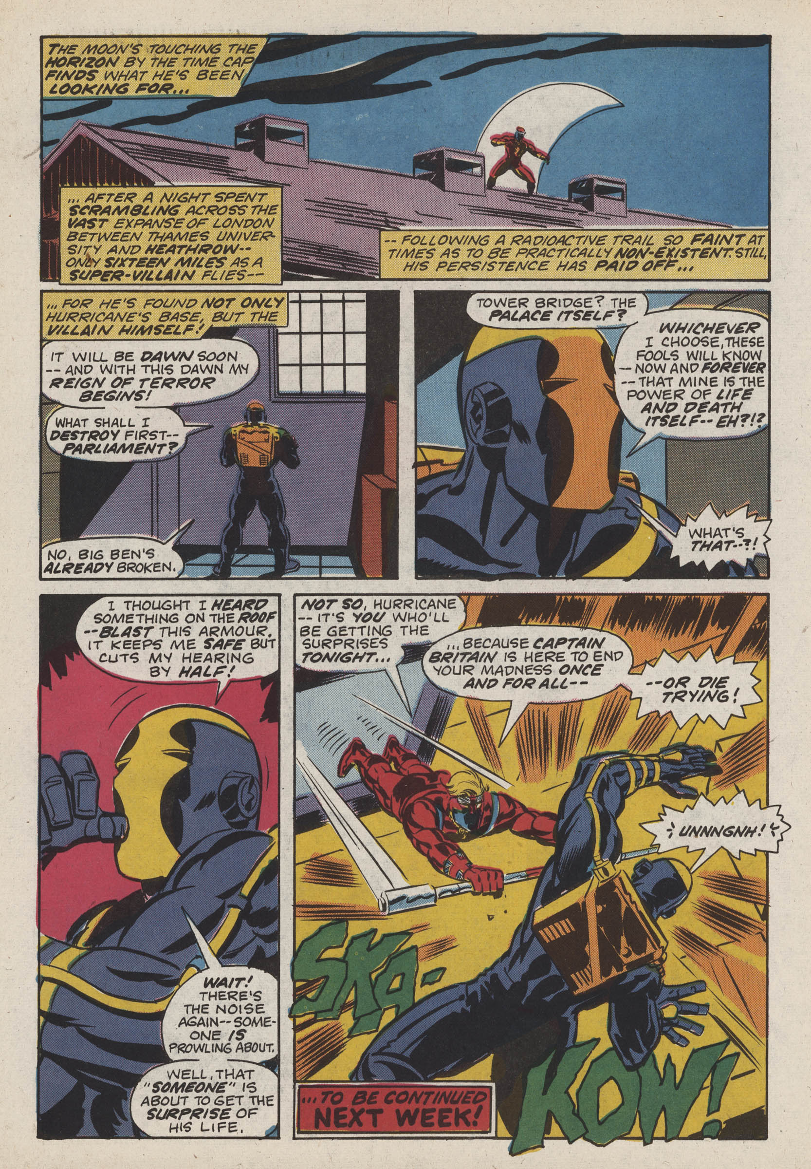 Read online Captain Britain (1976) comic -  Issue #5 - 8