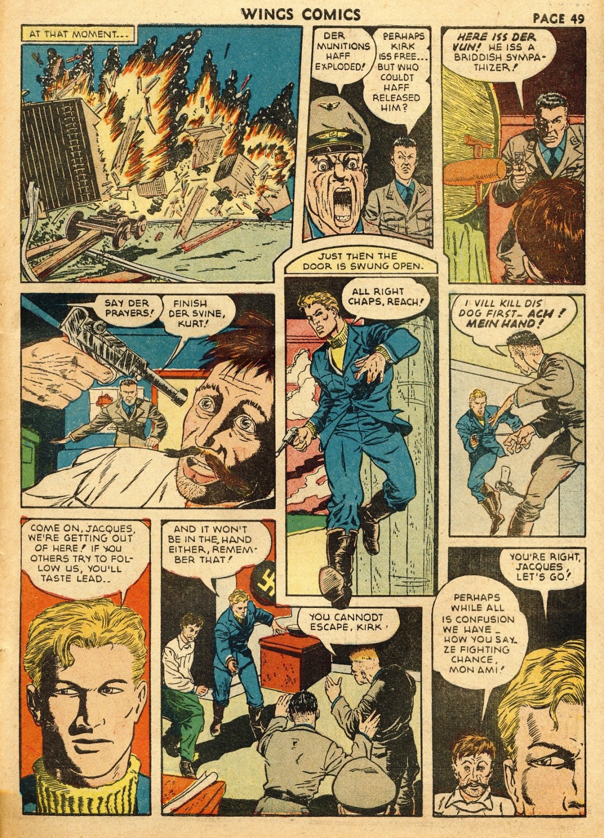 Read online Wings Comics comic -  Issue #22 - 51