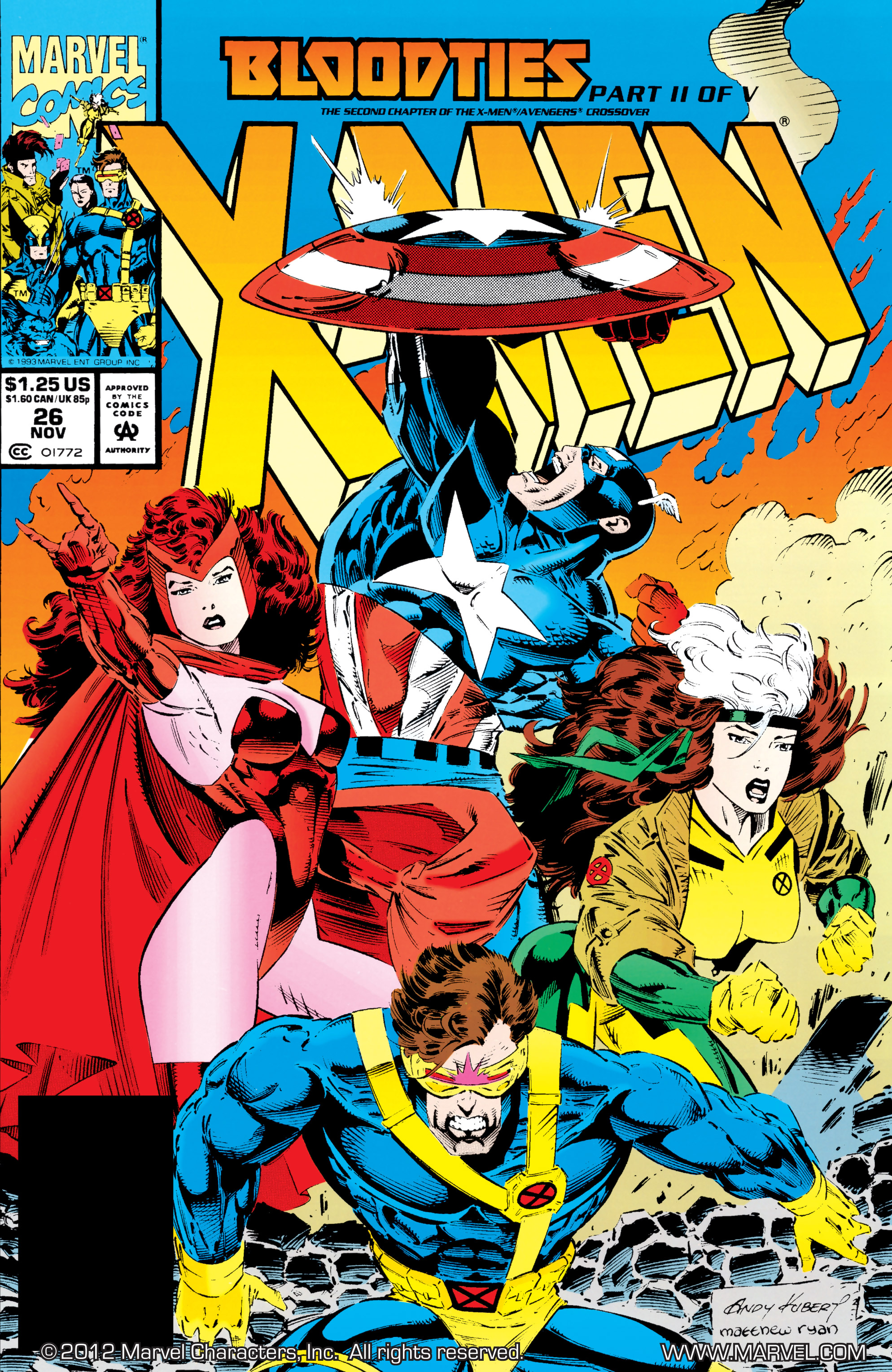 Read online Avengers: Avengers/X-Men - Bloodties comic -  Issue # TPB (Part 1) - 24