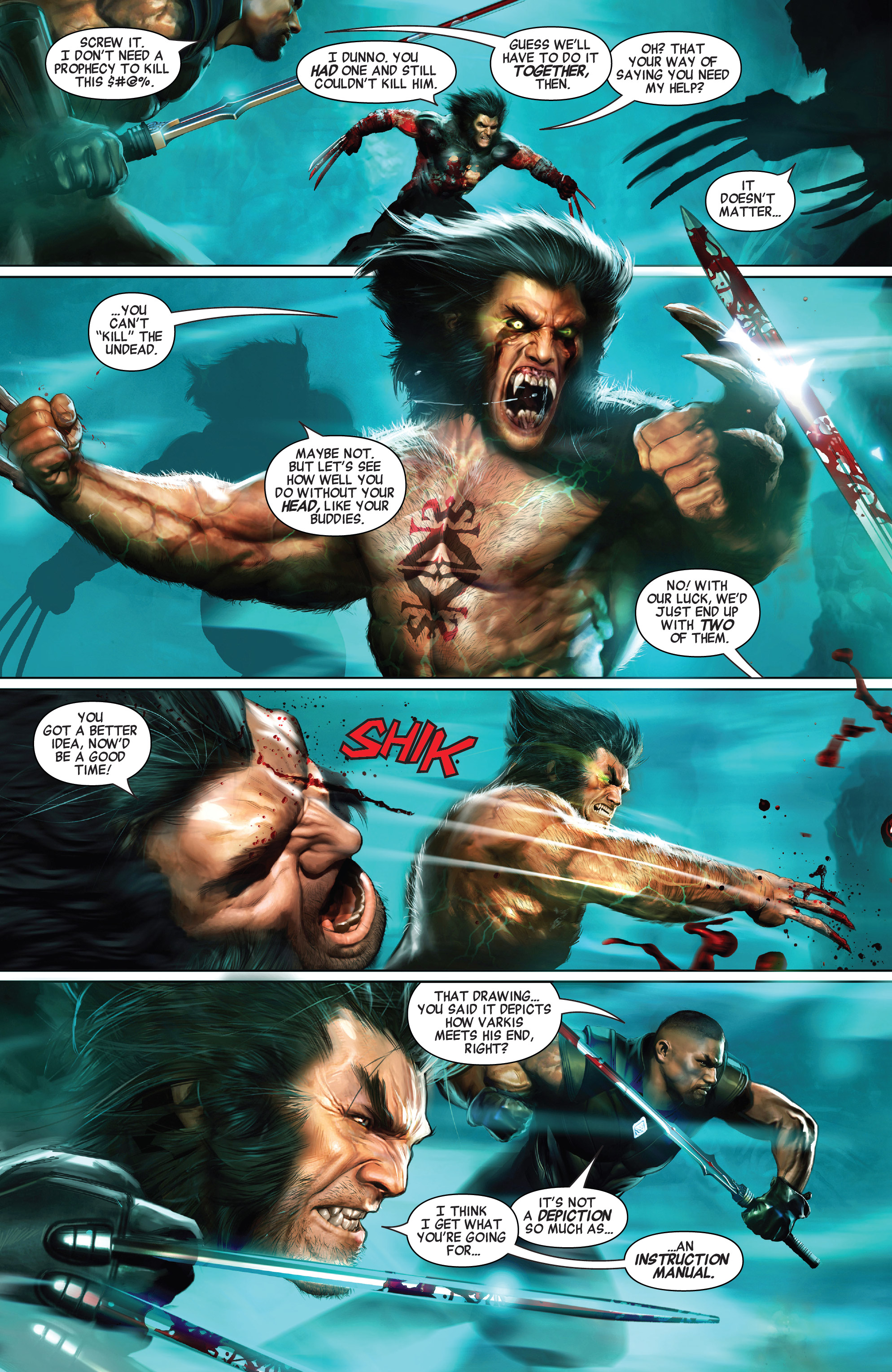 Read online Wolverine Vs. Blade Special comic -  Issue # Full - 36
