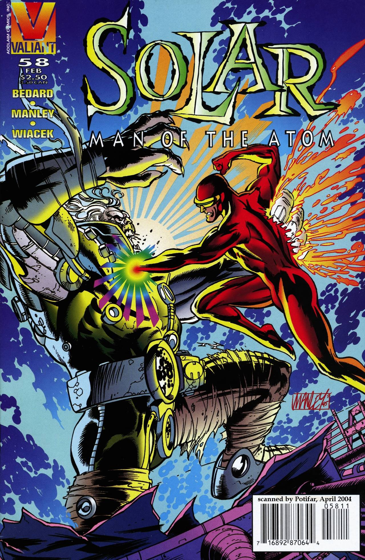 Read online Solar, Man of the Atom comic -  Issue #58 - 1
