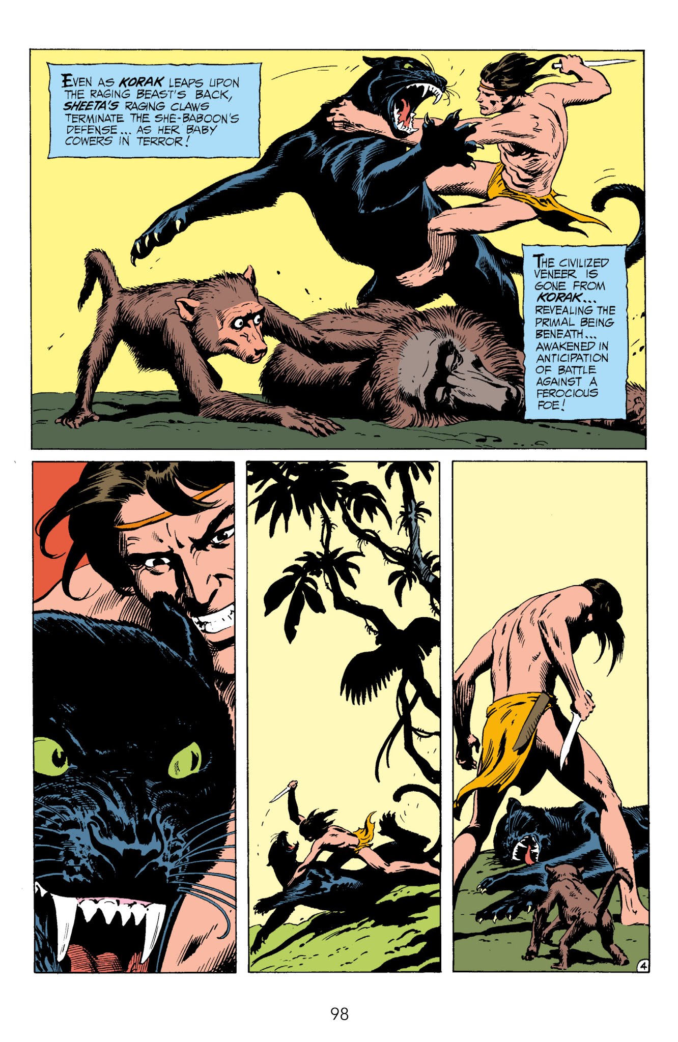 Read online Edgar Rice Burroughs' Tarzan The Joe Kubert Years comic -  Issue # TPB 3 (Part 1) - 98