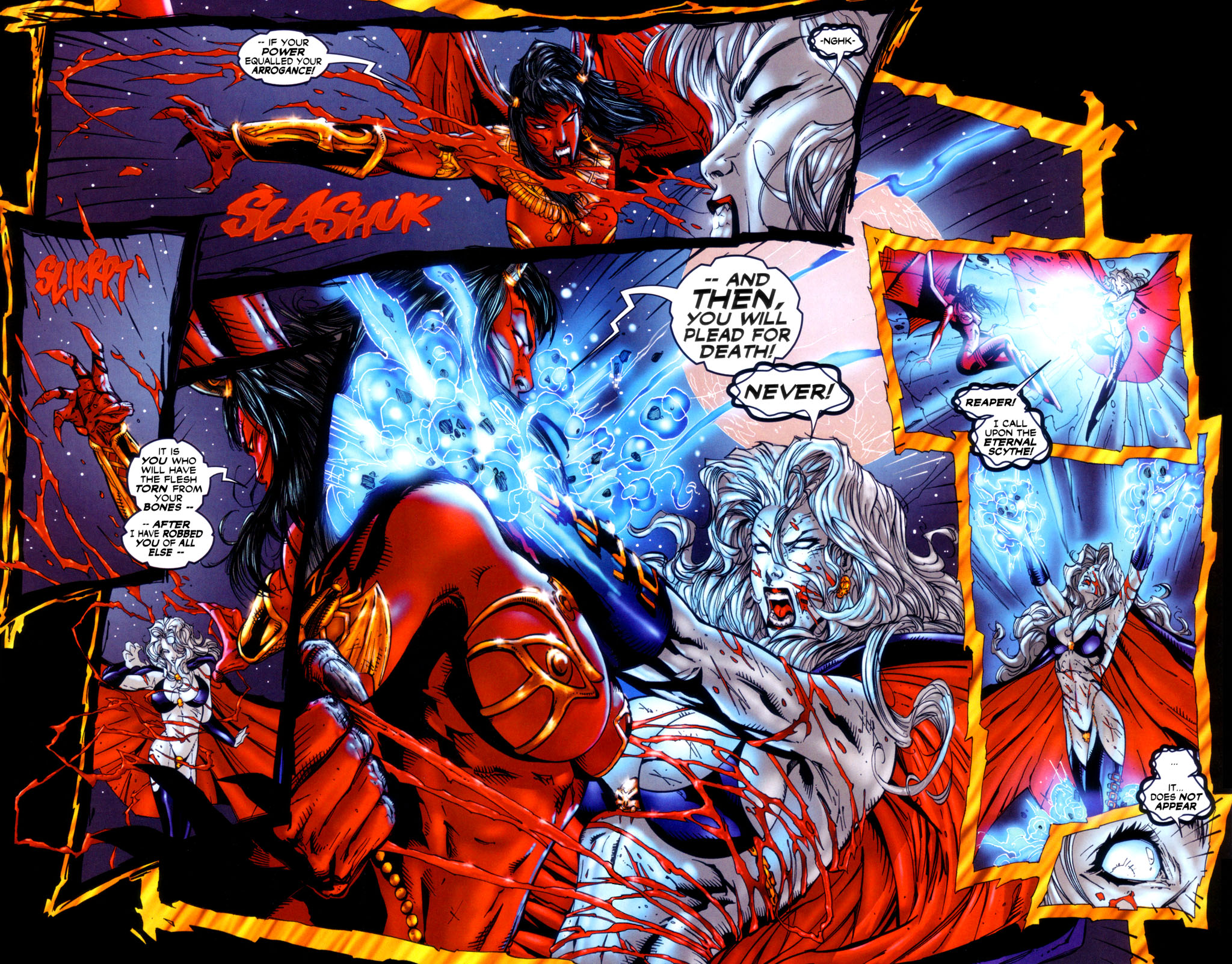Read online Purgatori vs. Lady Death comic -  Issue # Full - 9